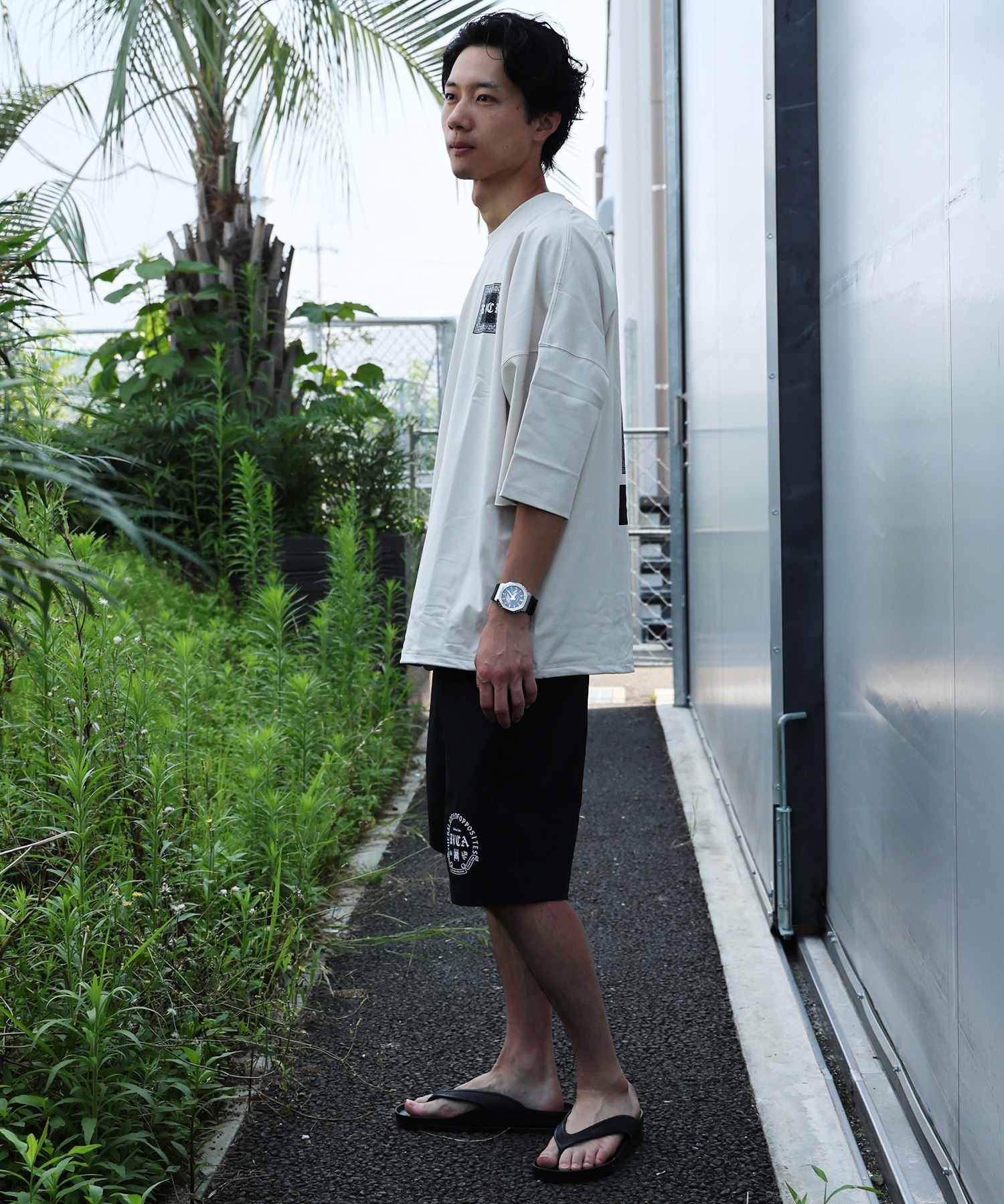 RVCA ルーカ 水着 ラッシュガード 半袖 Tシャツ メンズ BANDANA OE