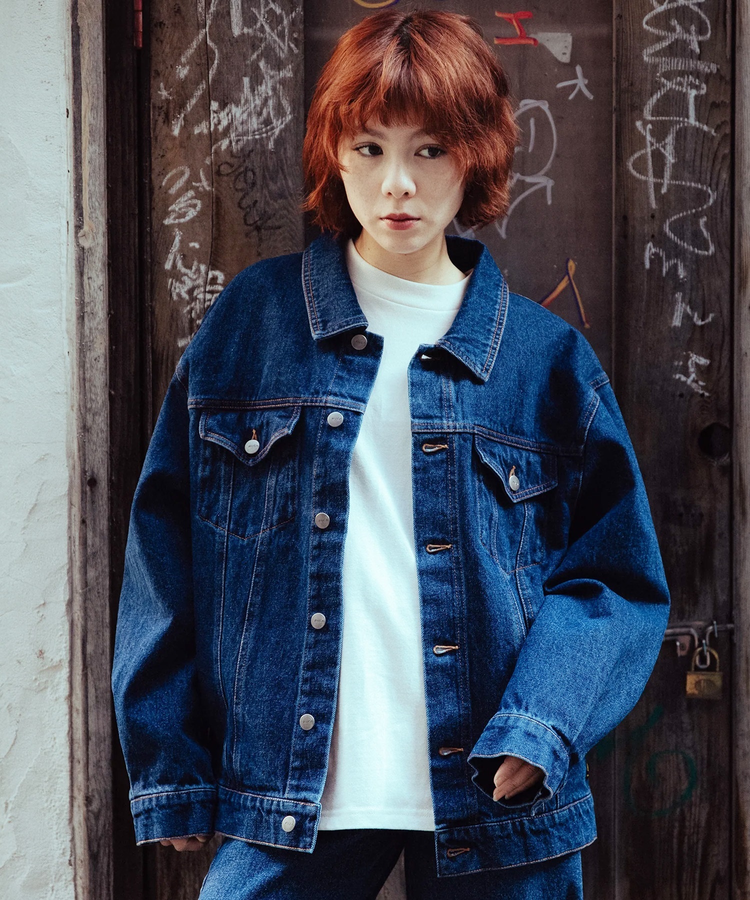 RVCA ルーカ ジャケット レディース RECESSION DENIM JKT BG043750(FDB-S)