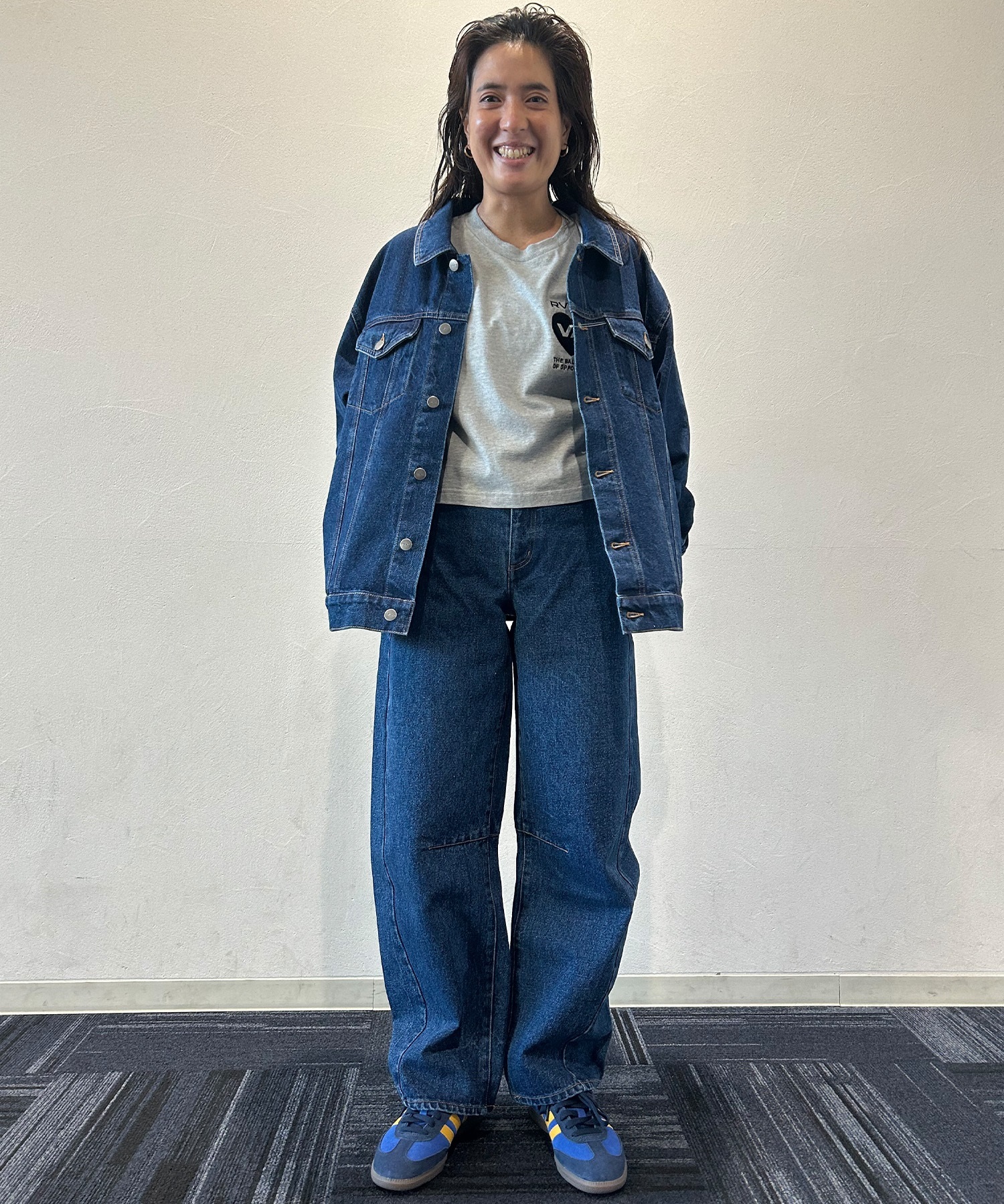 RVCA ルーカ ジャケット レディース RECESSION DENIM JKT BG043750(FDB-S)