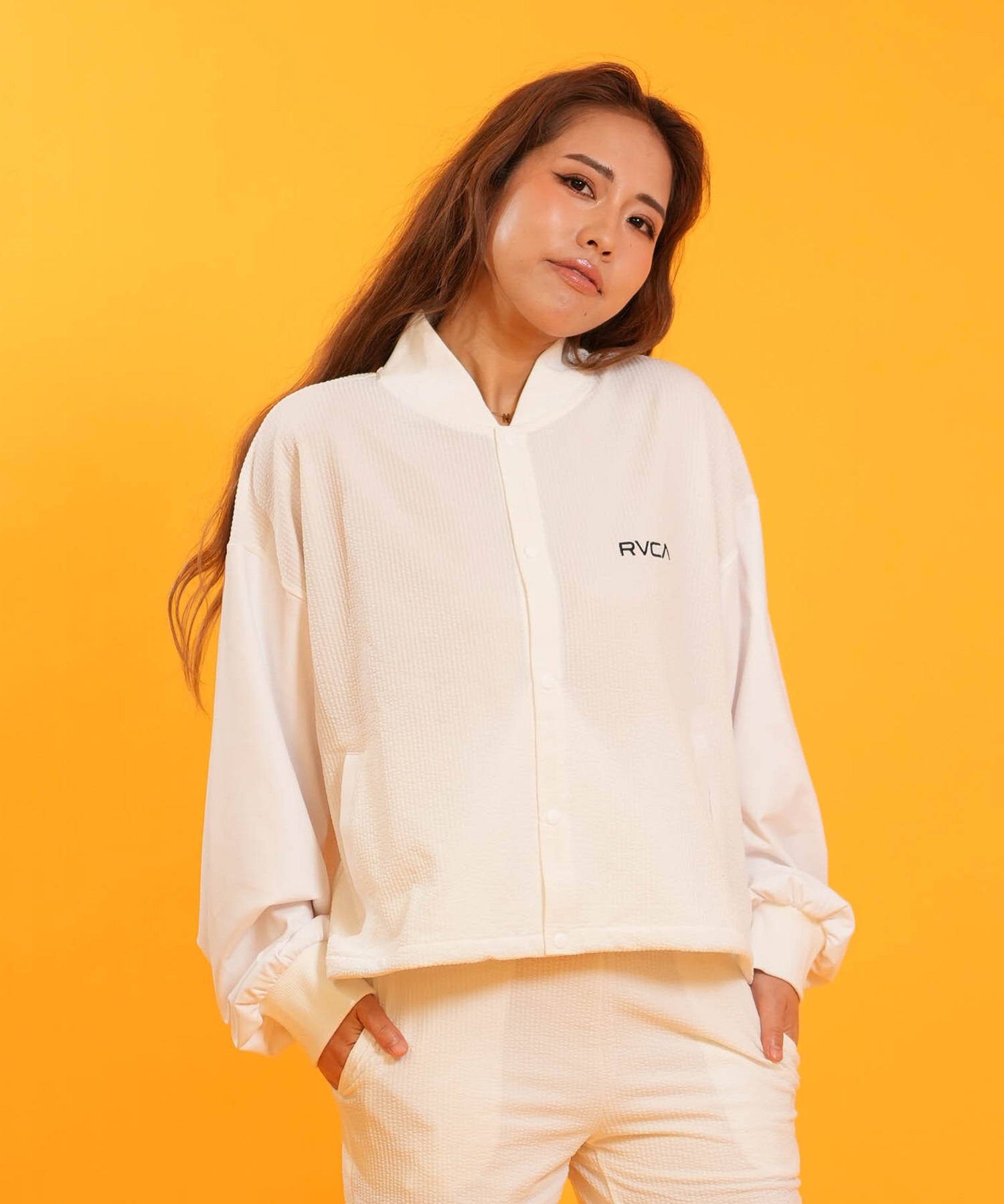 RVCA ルーカ 水着 ラッシュガード 長袖 ジャケット レディース