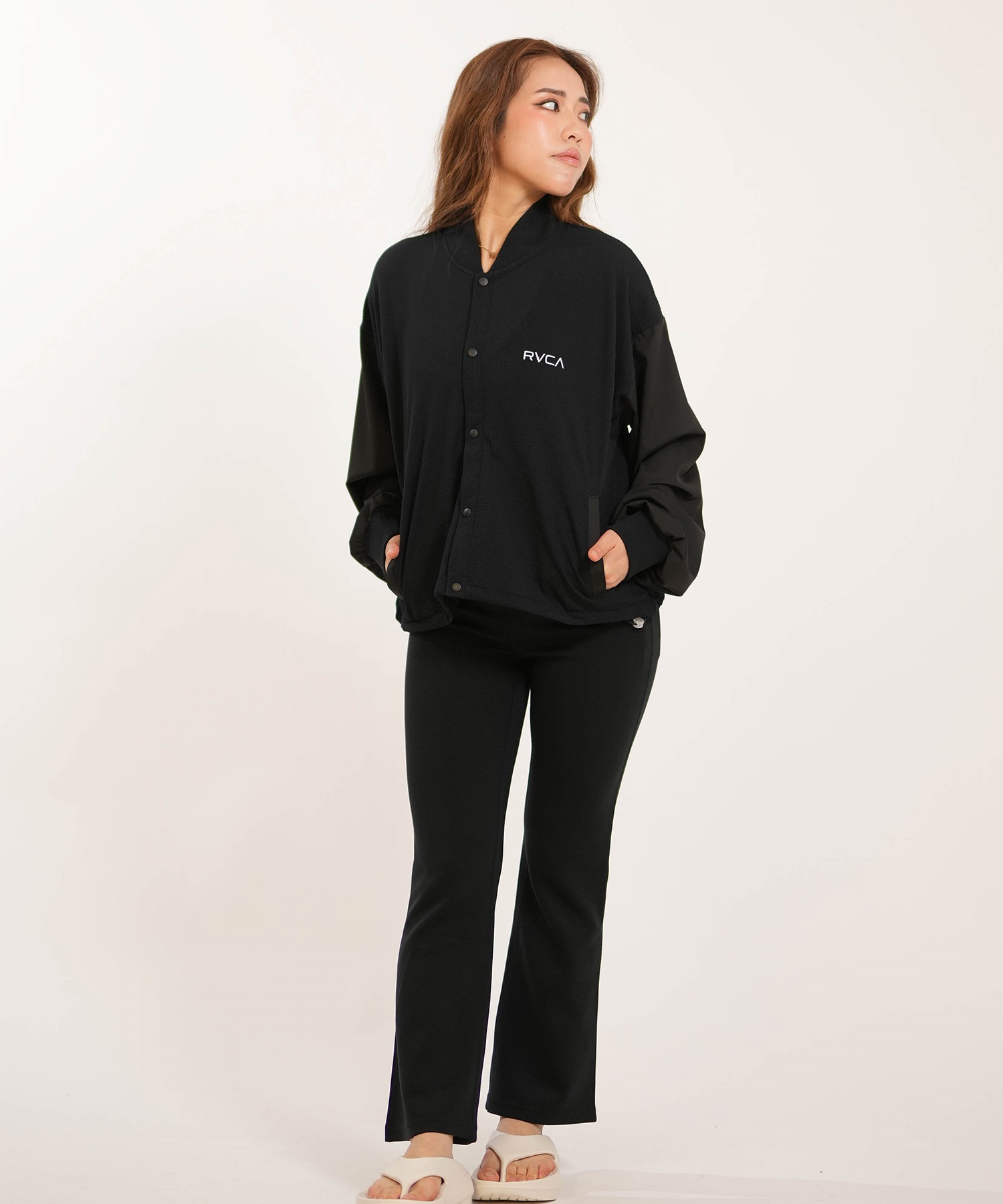 RVCA ルーカ 水着 ラッシュガード 長袖 ジャケット レディース