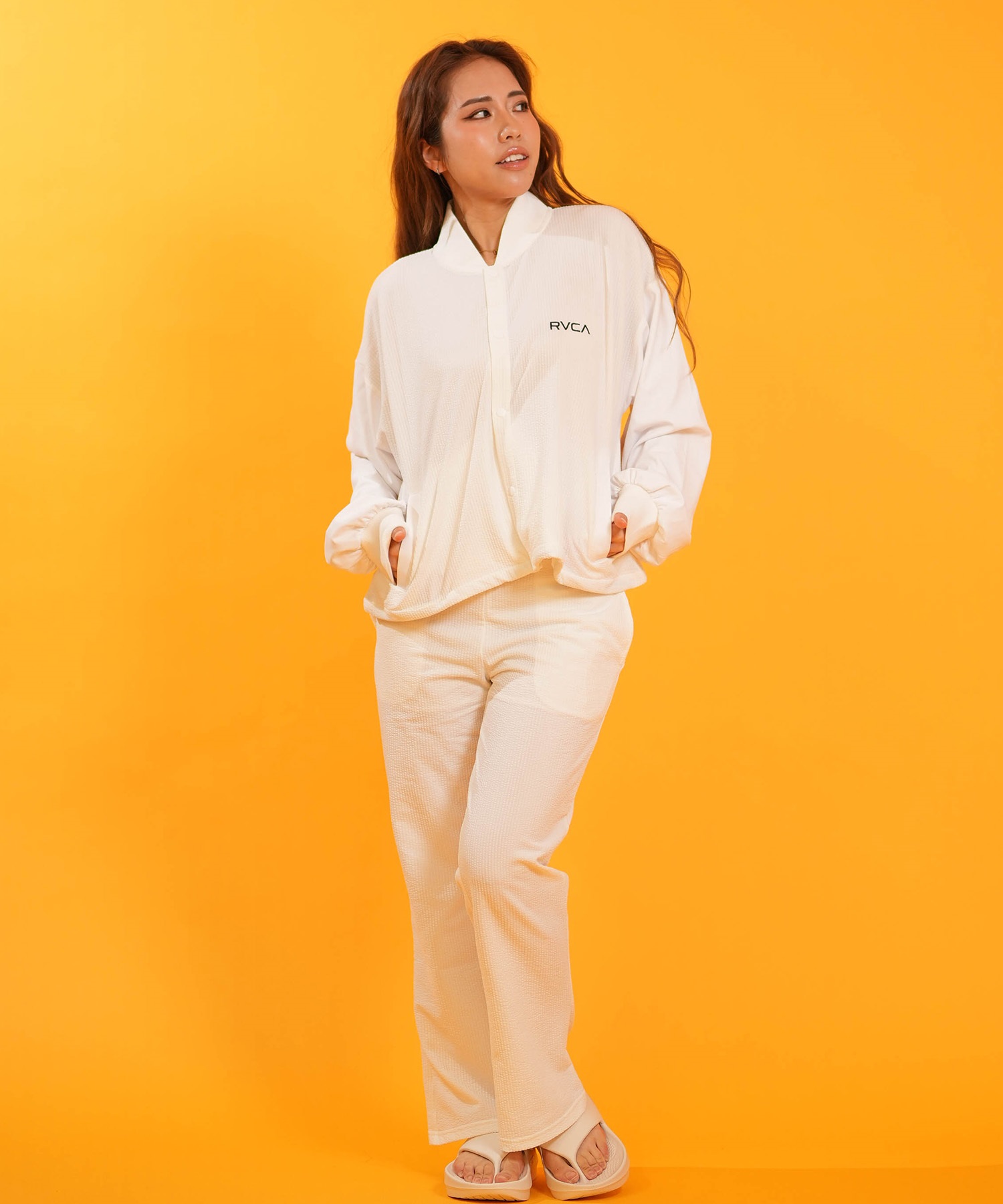 RVCA ルーカ 水着 ラッシュガード 長袖 ジャケット レディース
