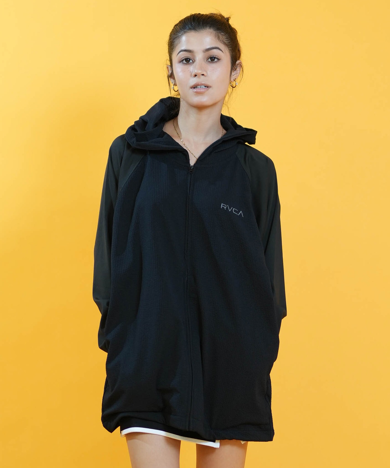 RVCA ルーカ 水着 ラッシュガード ジップアップ パーカー レディース