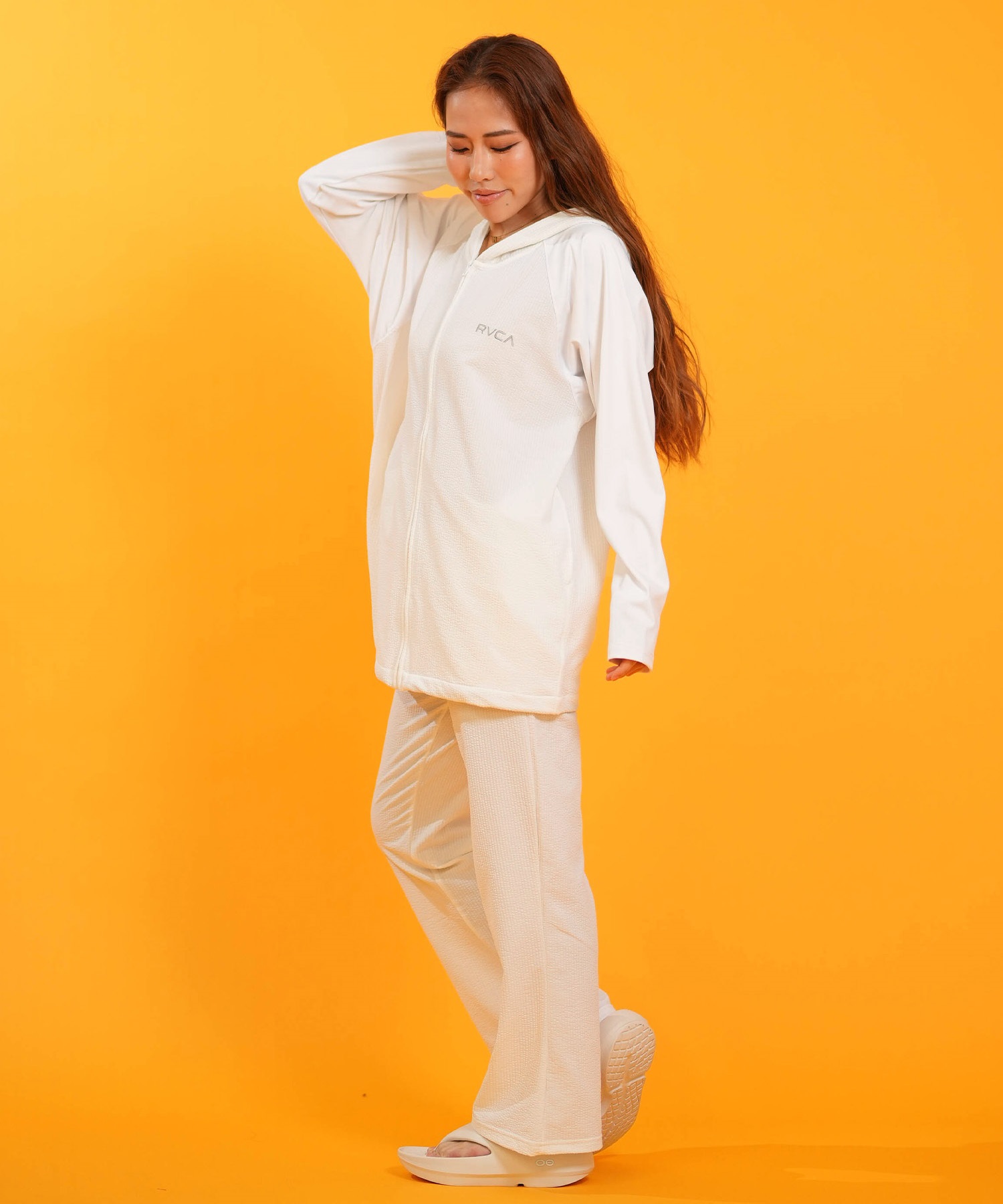 RVCA ルーカ 水着 ラッシュガード ジップアップ パーカー レディース