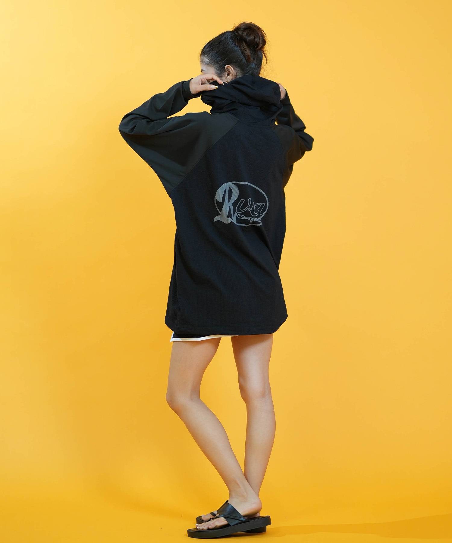 RVCA ルーカ 水着 ラッシュガード ジップアップ パーカー レディース