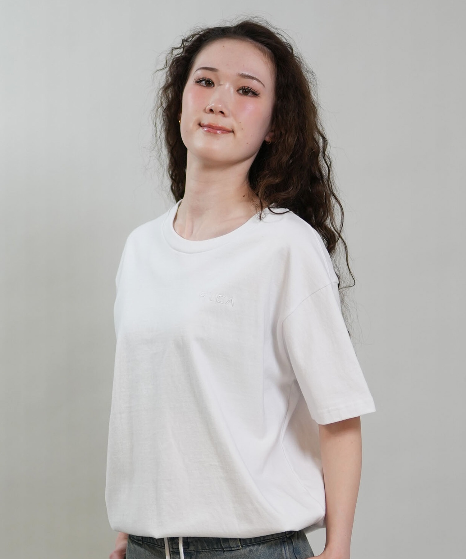 RVCA ルーカ 半袖 Tシャツ レディース シンプル RVCA CROPPED SS TEE BG043201(BLK-S)