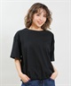 RVCA ルーカ 半袖 Tシャツ レディース シンプル RVCA CROPPED SS TEE BG043201(BLK-S)