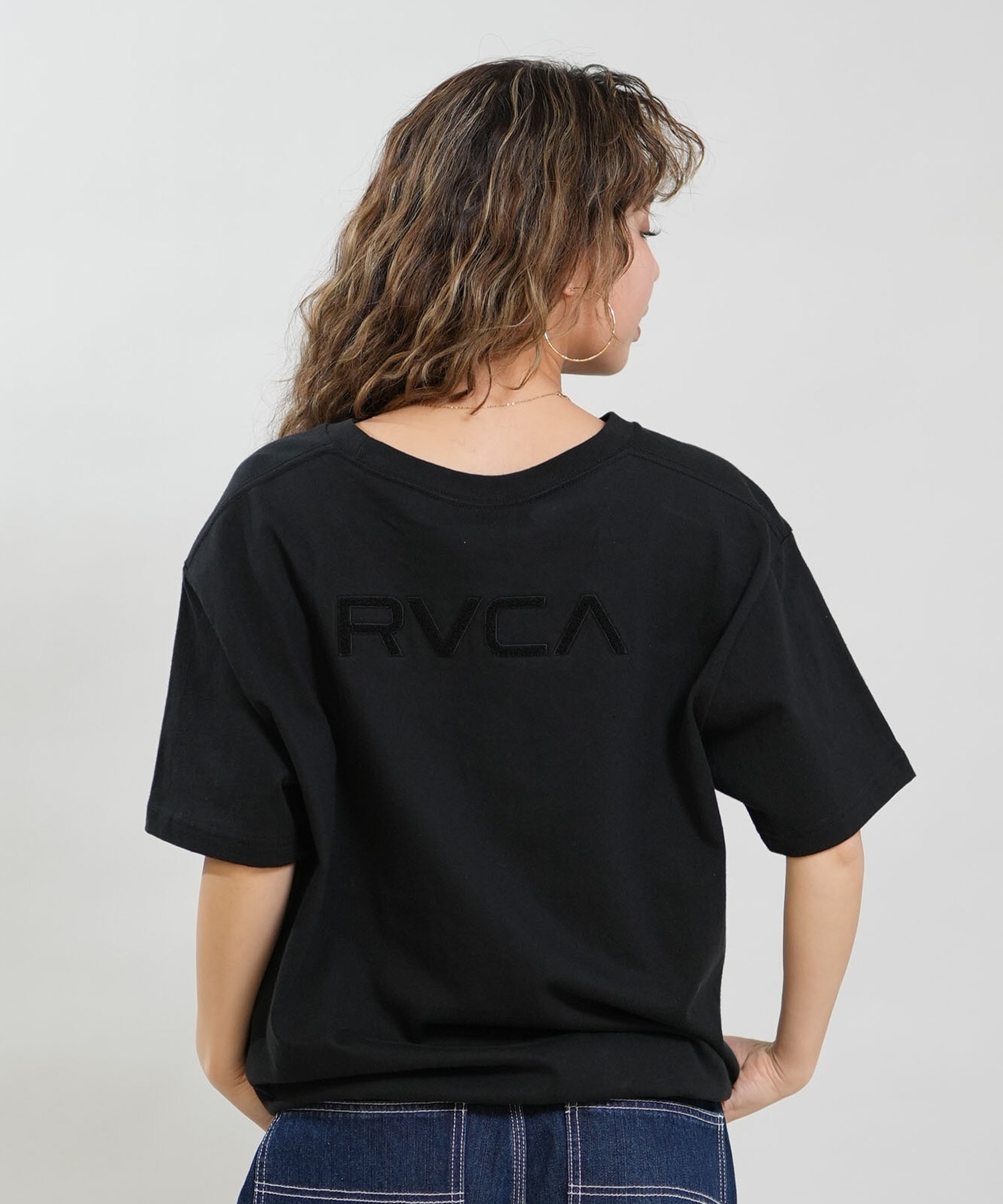 RVCA ルーカ 半袖 Tシャツ レディース シンプル RVCA CROPPED SS TEE BG043201(BLK-S)