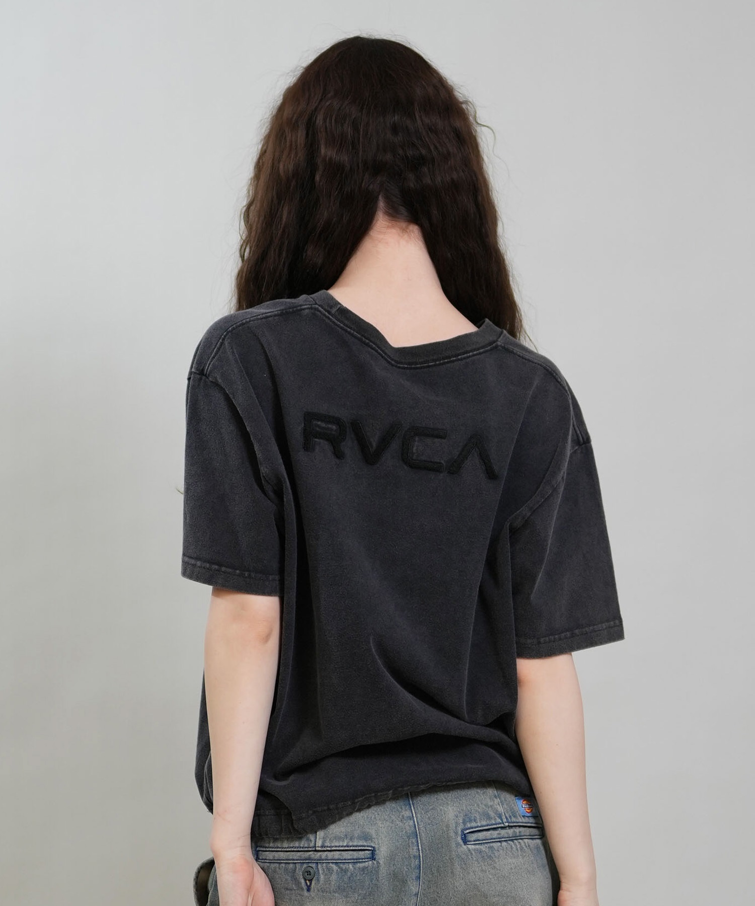 RVCA ルーカ 半袖 Tシャツ レディース シンプル RVCA CROPPED SS TEE BG043201(BLK-S)