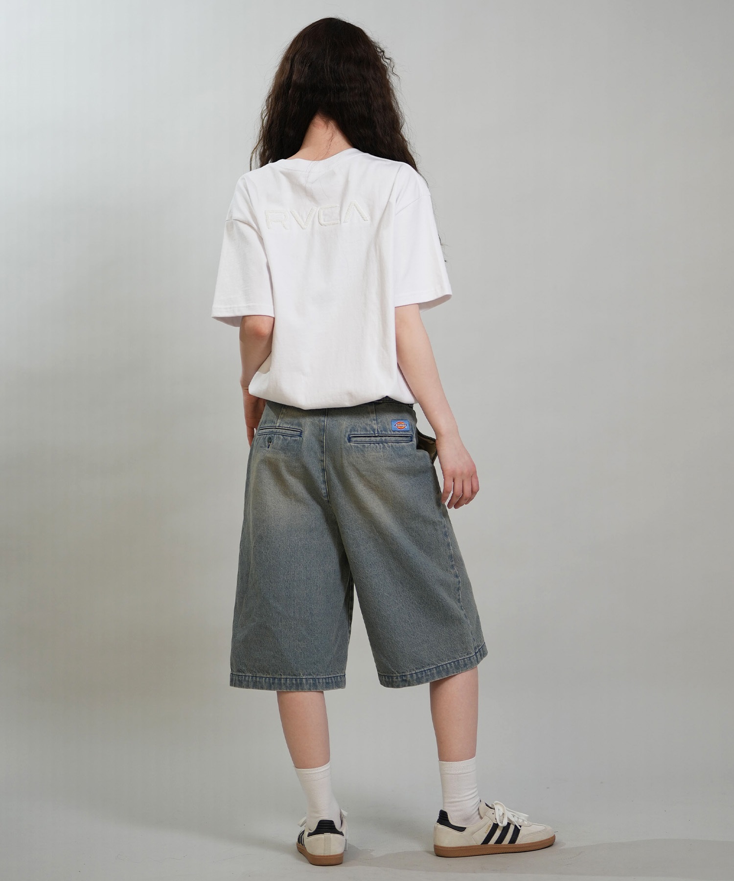 RVCA ルーカ 半袖 Tシャツ レディース シンプル RVCA CROPPED SS TEE BG043201(BLK-S)