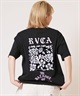 RVCA ルーカ 半袖 Tシャツ レディース バックプリント DAISY VA BOX LOGO LOOSE FIT SS TEE BG043203(BLK-S)