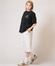 RVCA ルーカ 半袖 Tシャツ レディース バックプリント DAISY VA BOX LOGO LOOSE FIT SS TEE BG043203(BLK-S)