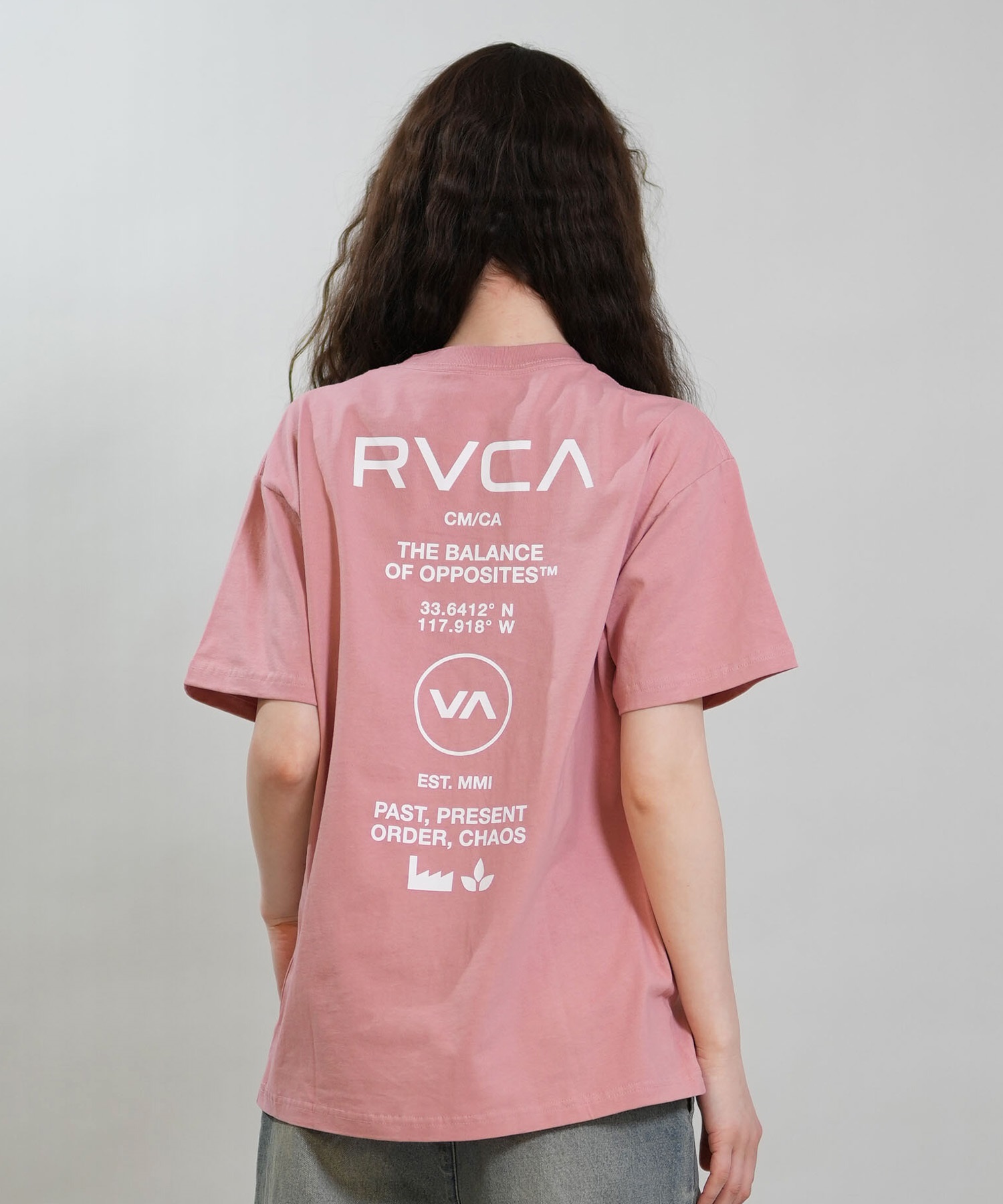 RVCA ルーカ 半袖 Tシャツ レディース バックプリント SOUVENIR LOOSE