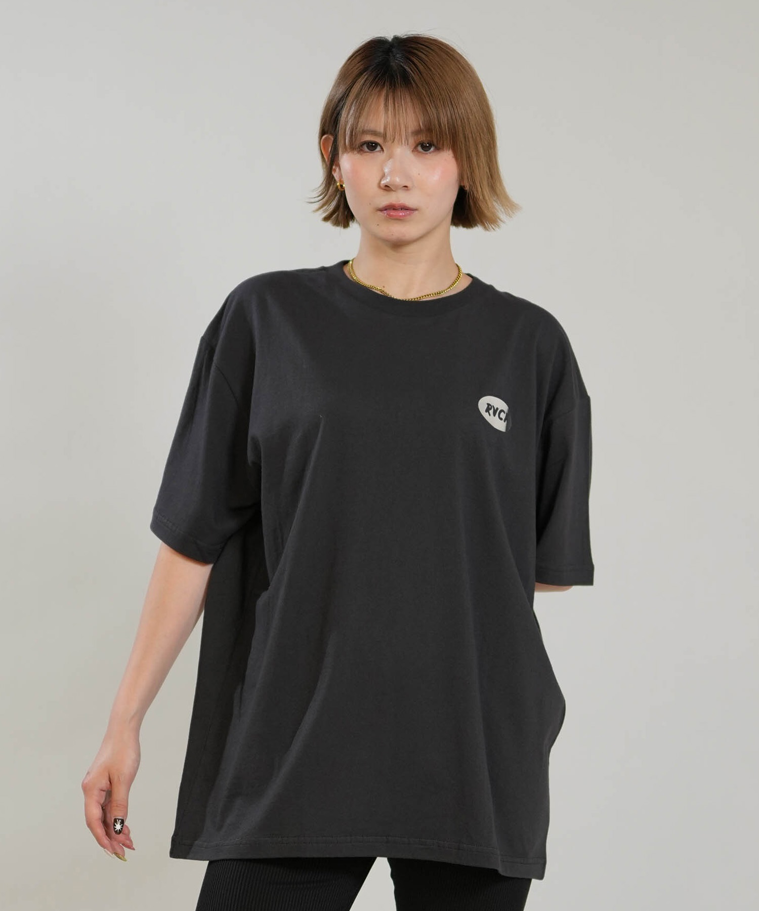 RVCA ルーカ 半袖 Tシャツ レディース バックプリント FOIL PRINT LOSE