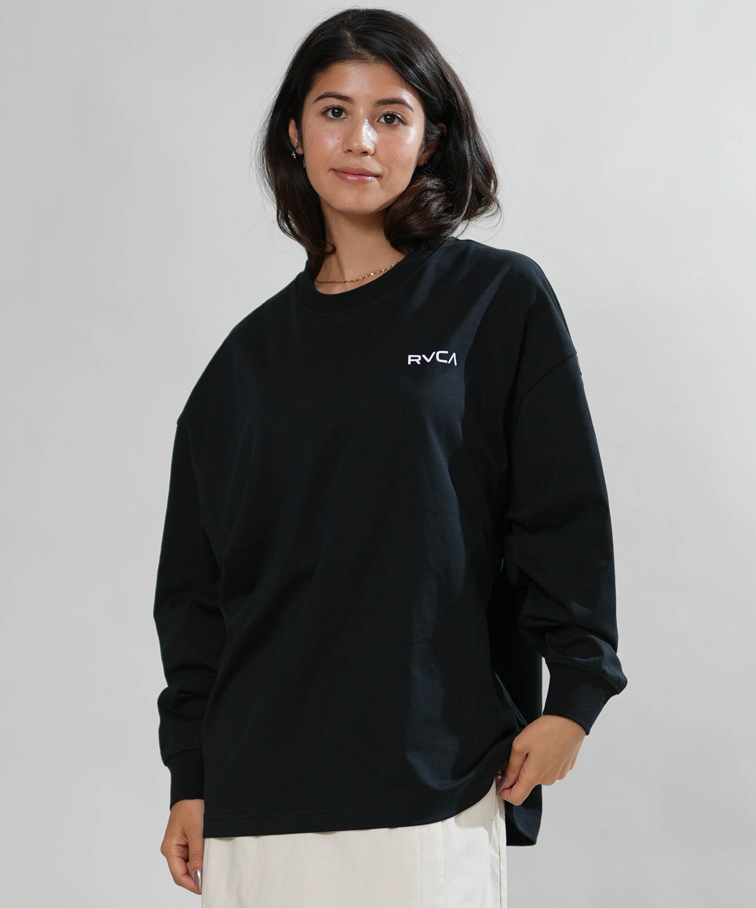 RVCA ルーカ 長袖 Tシャツ ロンT レディース バックプリント ロゴ ALL