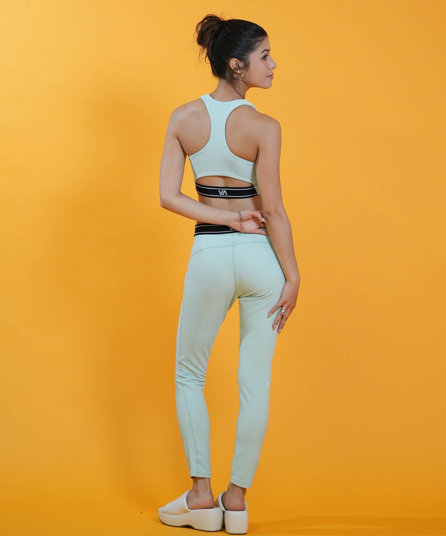 RVCA ルーカ ブラトップ レディース スポーツブラ 水陸両用 セットアップ対応 BACK JQ BRA BG043871 UT(FTG-S)