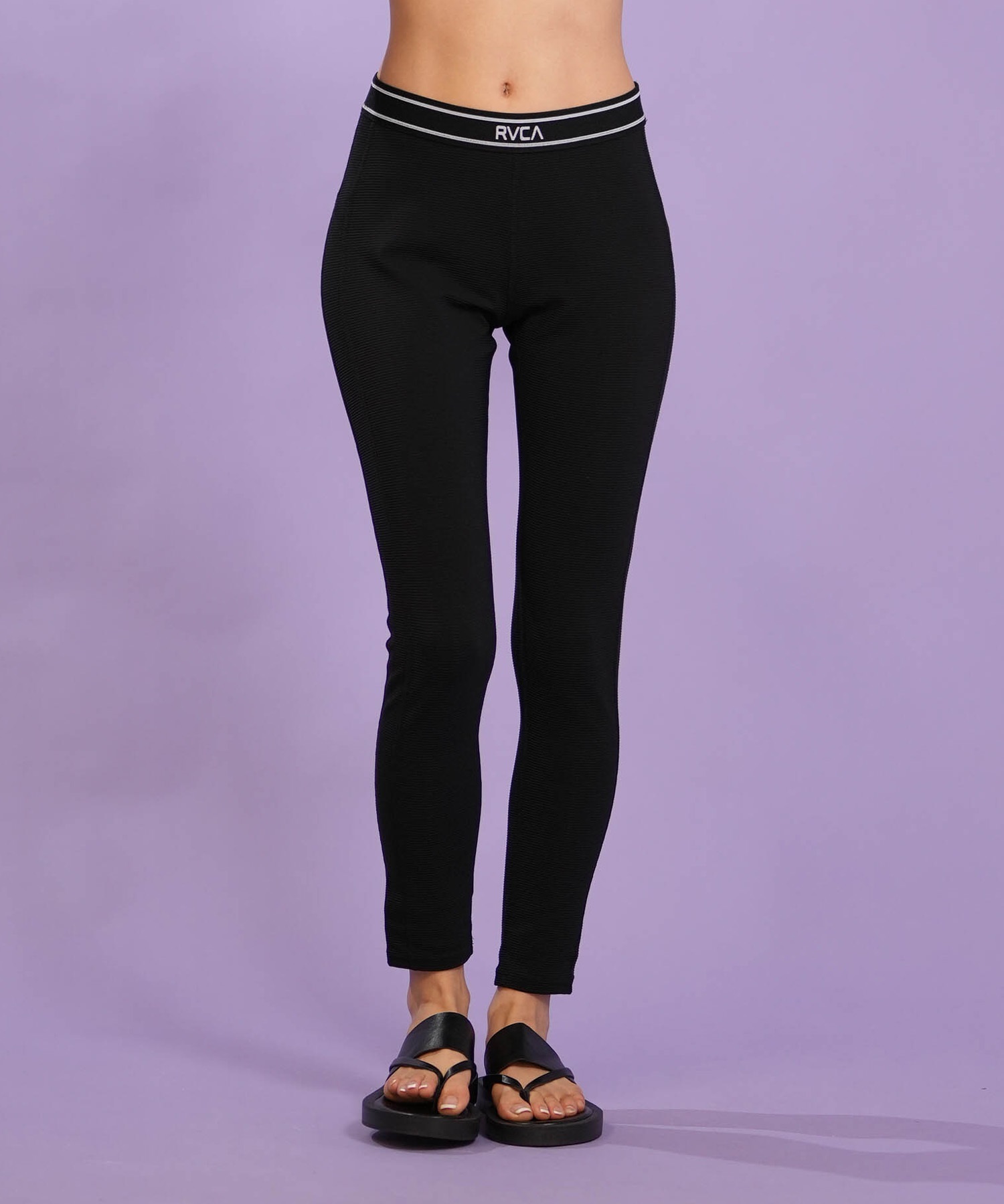 RVCA ルーカ フィットネス レギンス レディース シンプル WEST JQ REGGINGS BG043872 UT(BLK-S)