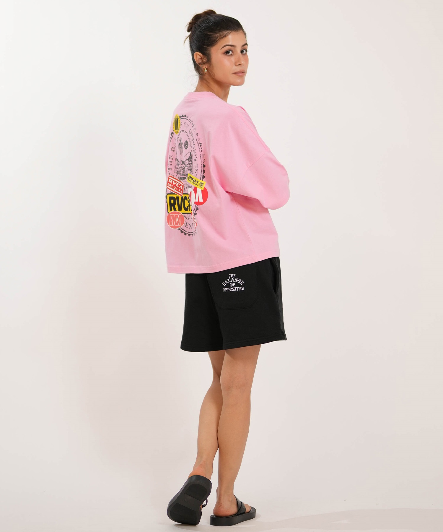 RVCA ルーカ ハーフパンツ ショートパンツ レディース ハイウエスト WEAT HIGH WEST WALK SHORTS BG043605(HWT-S)
