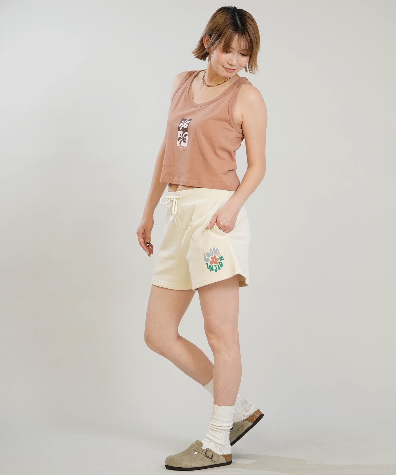 RVCA ルーカ ハーフパンツ ショートパンツ レディース PEACE GOOD DAY