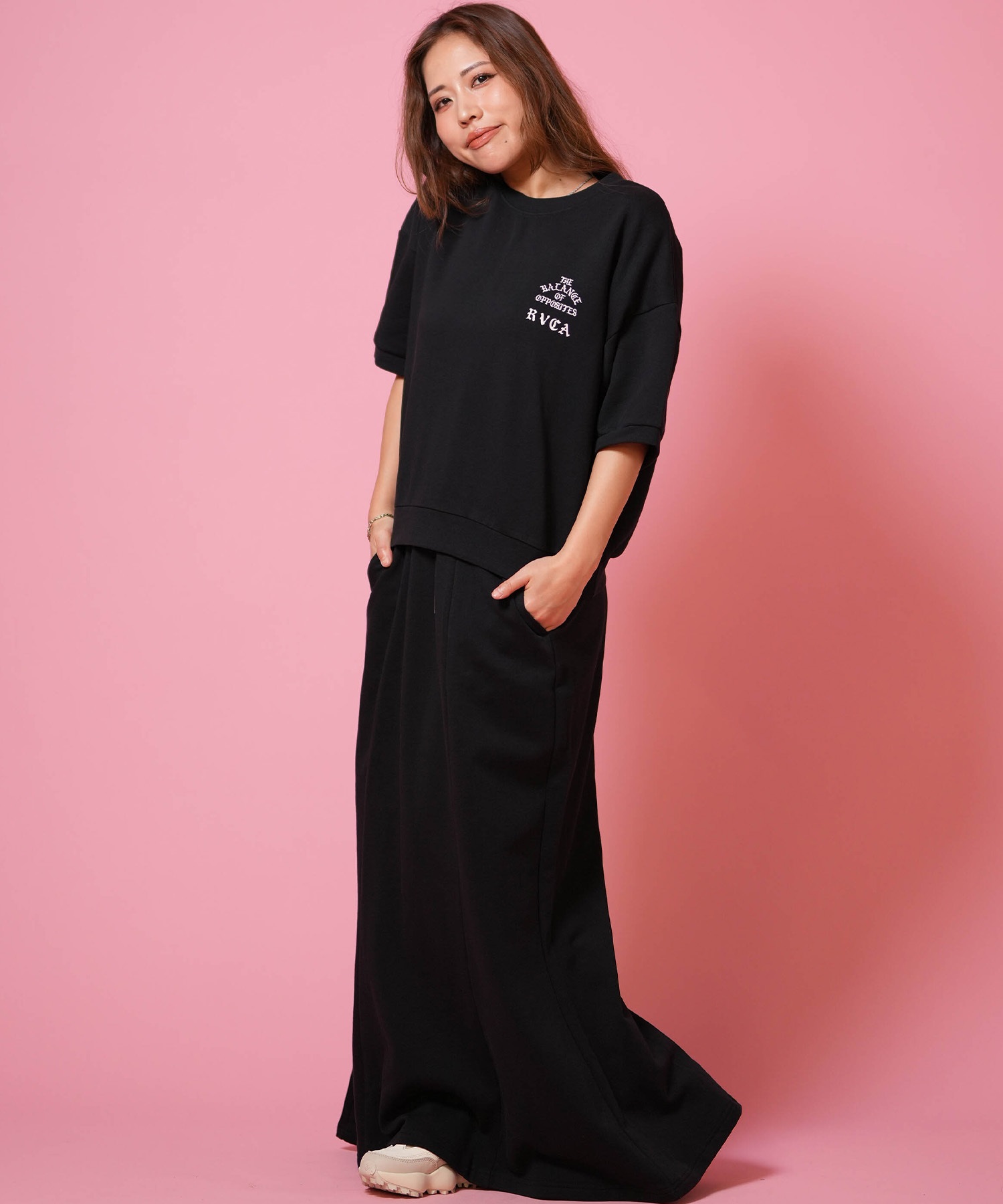 RVCA ルーカ スカート レディース ロングスカート SWEAT MAXI SKIRT BG043603(HWT-S)