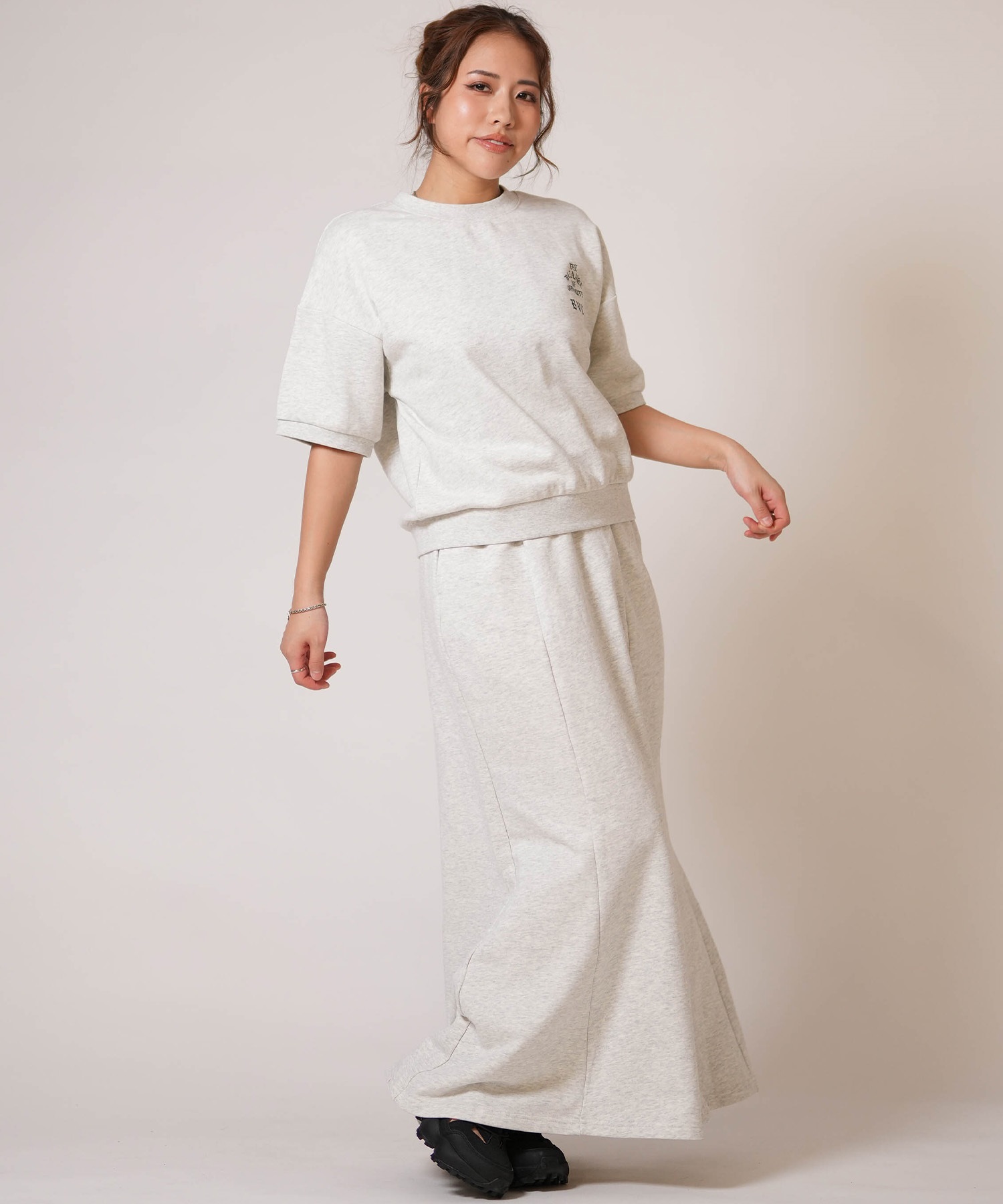 RVCA ルーカ スカート レディース ロングスカート SWEAT MAXI SKIRT BG043603(HWT-S)