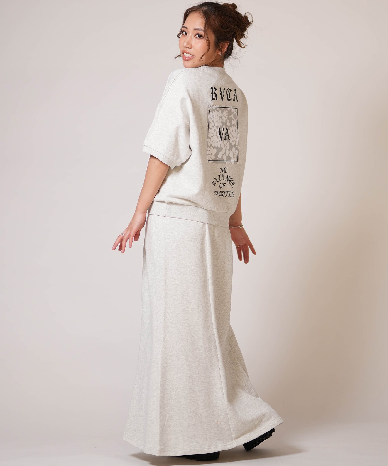 RVCA ルーカ スカート レディース ロングスカート SWEAT MAXI SKIRT BG043603(HWT-S)
