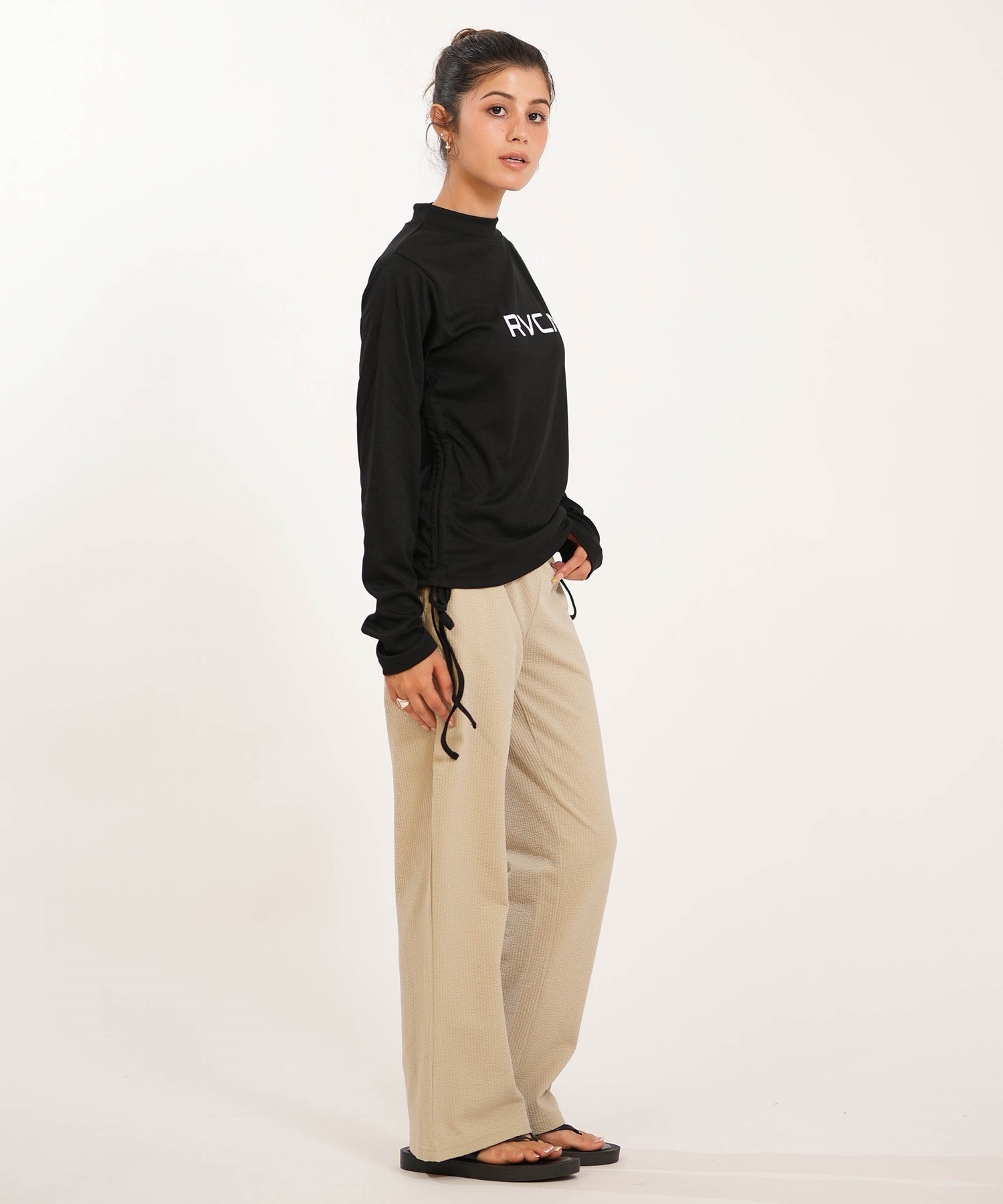 RVCA ルーカ 水着 ラッシュガード 長袖 Tシャツ ロンT レディース UV