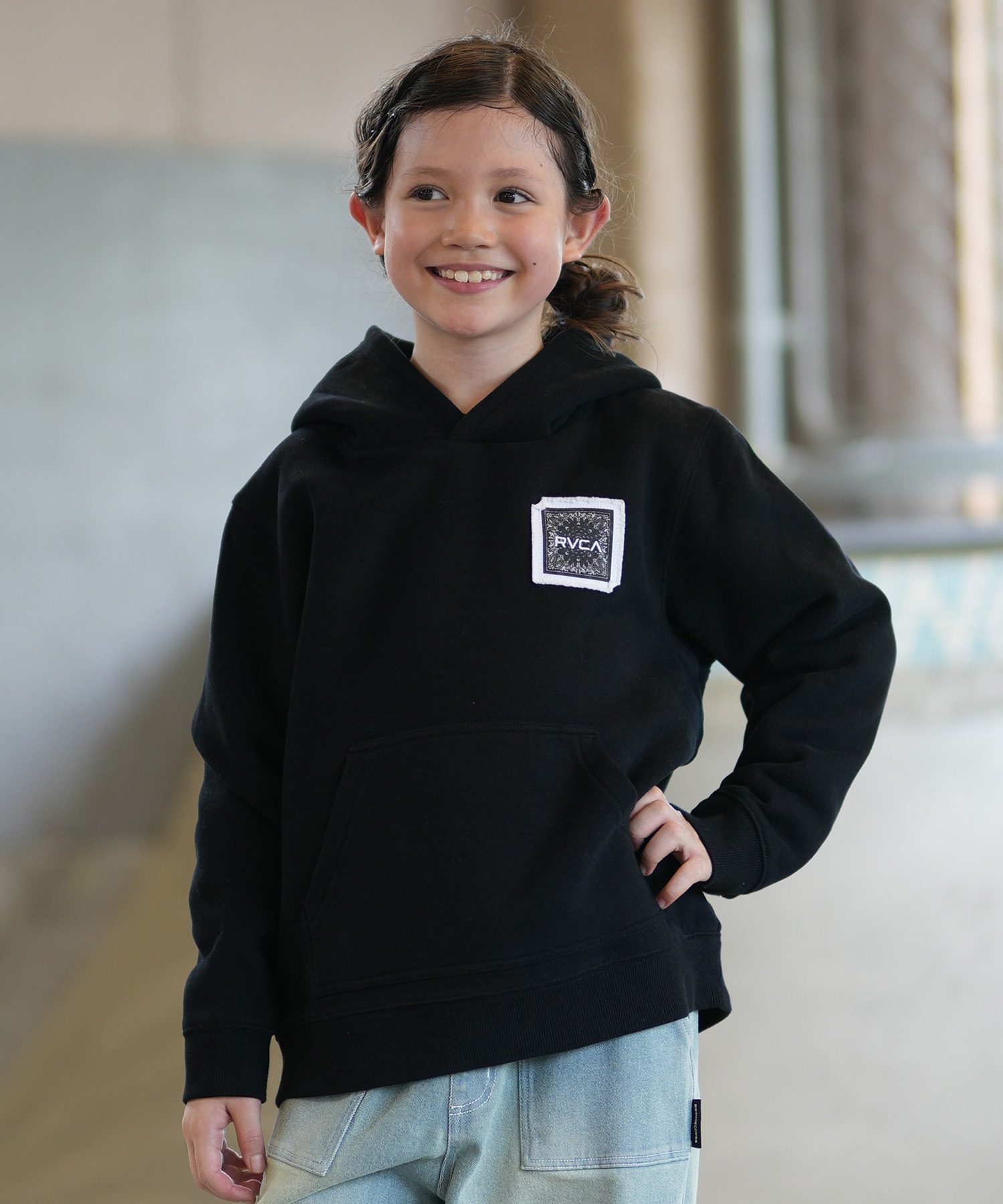 RVCA ルーカ プルオーバー パーカー フーディー キッズ 子供 バンダナ