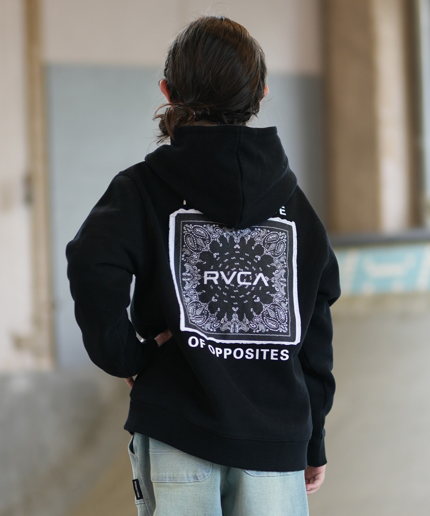 RVCA ルーカ プルオーバー パーカー フーディー キッズ 子供 バンダナ
