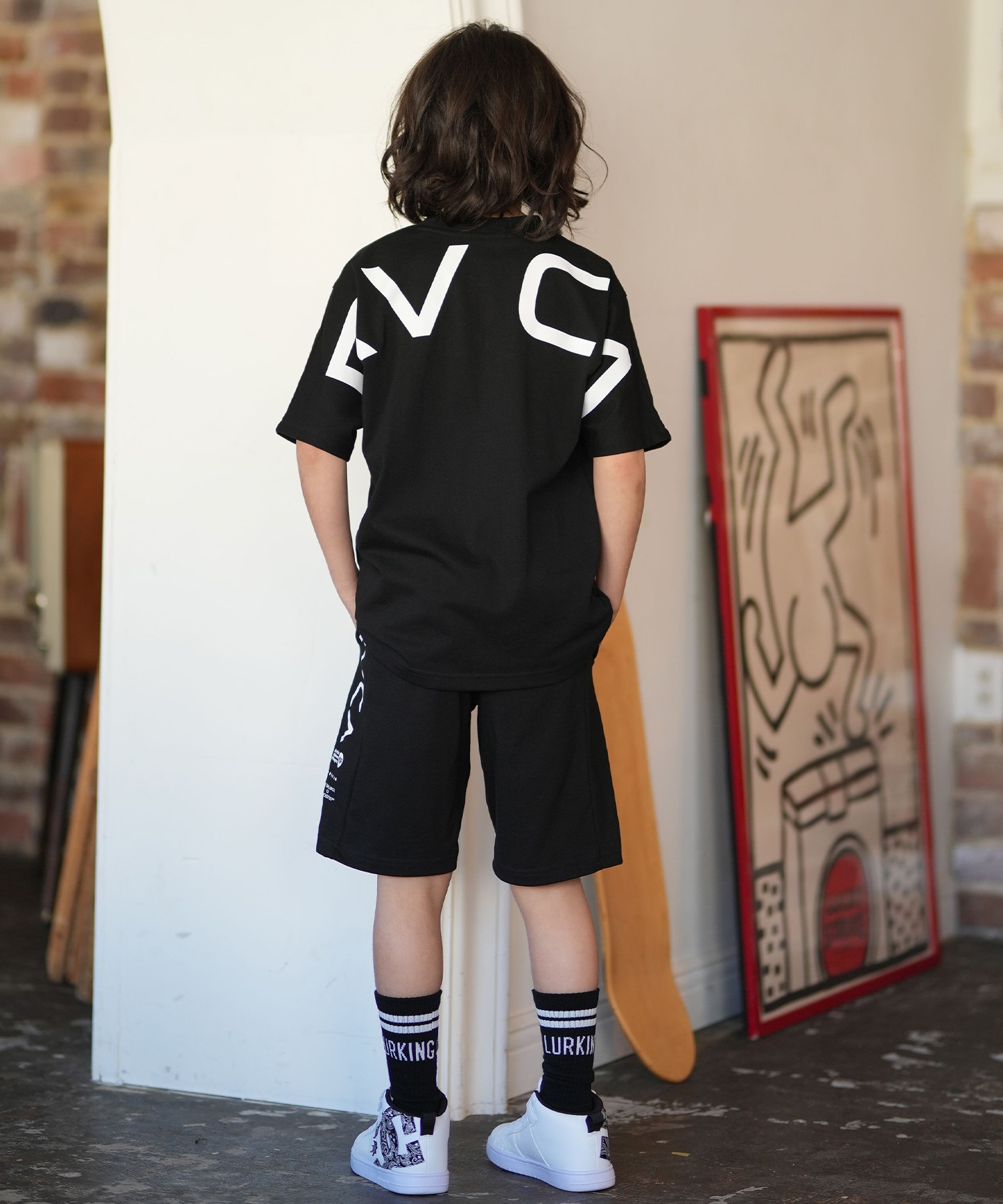 RVCA ルーカ ハーフパンツ ショートパンツ キッズ ジュニア 子供 吸水
