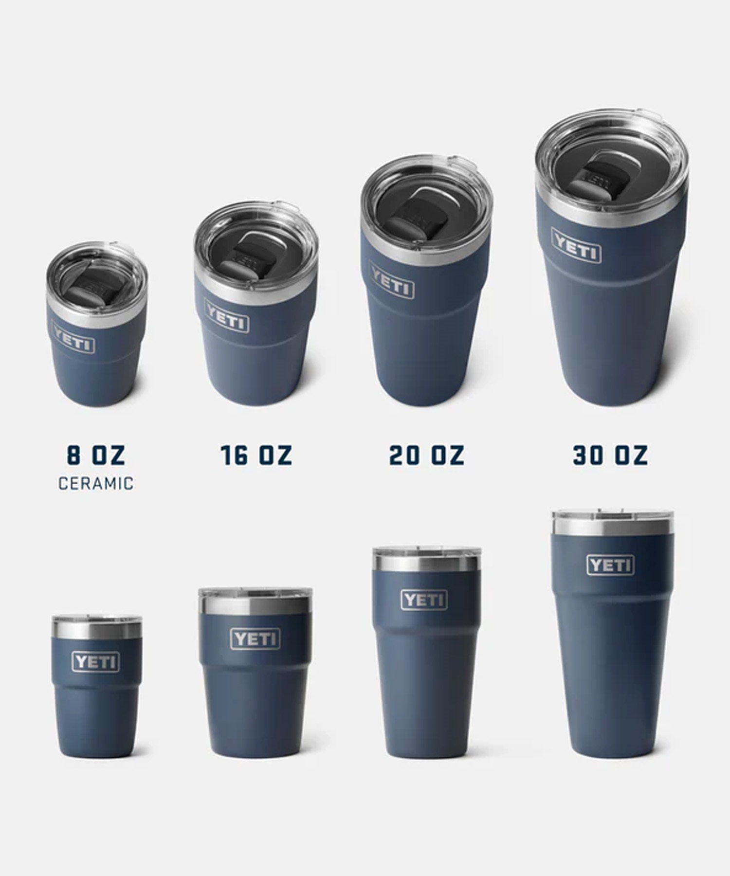 YETI イエティ タンブラー 保温 保冷 ランブラー スタッカブルカップ