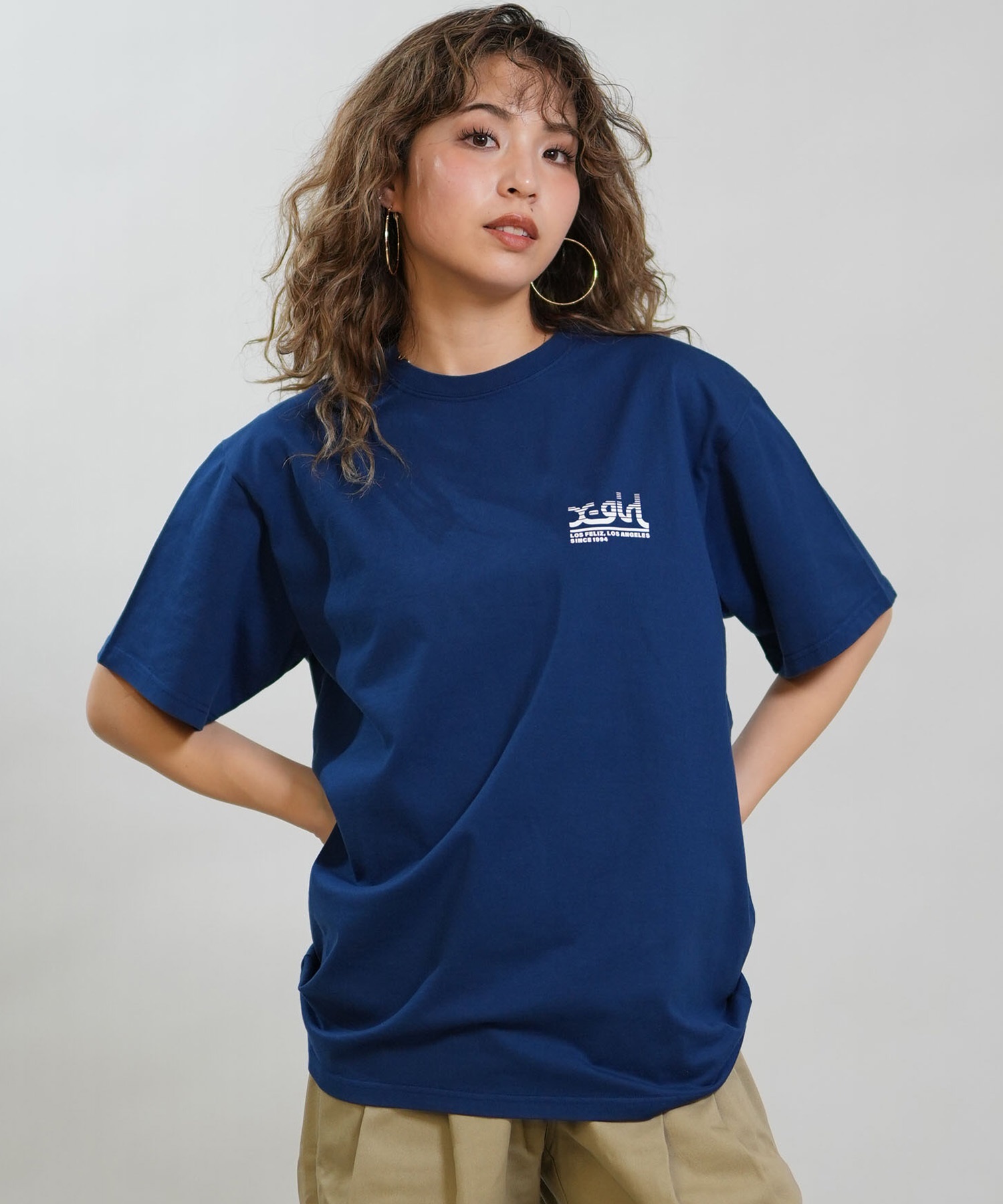 X-GIRL エックスガール 半袖 Tシャツ レディース バックプリント