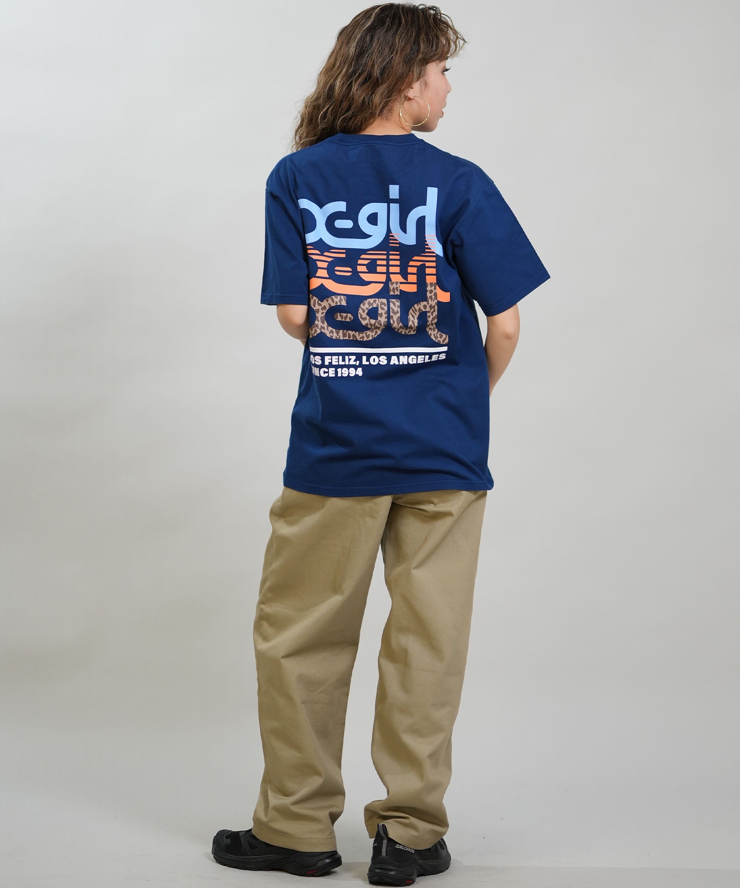 X-GIRL エックスガール 半袖 Tシャツ レディース バックプリント