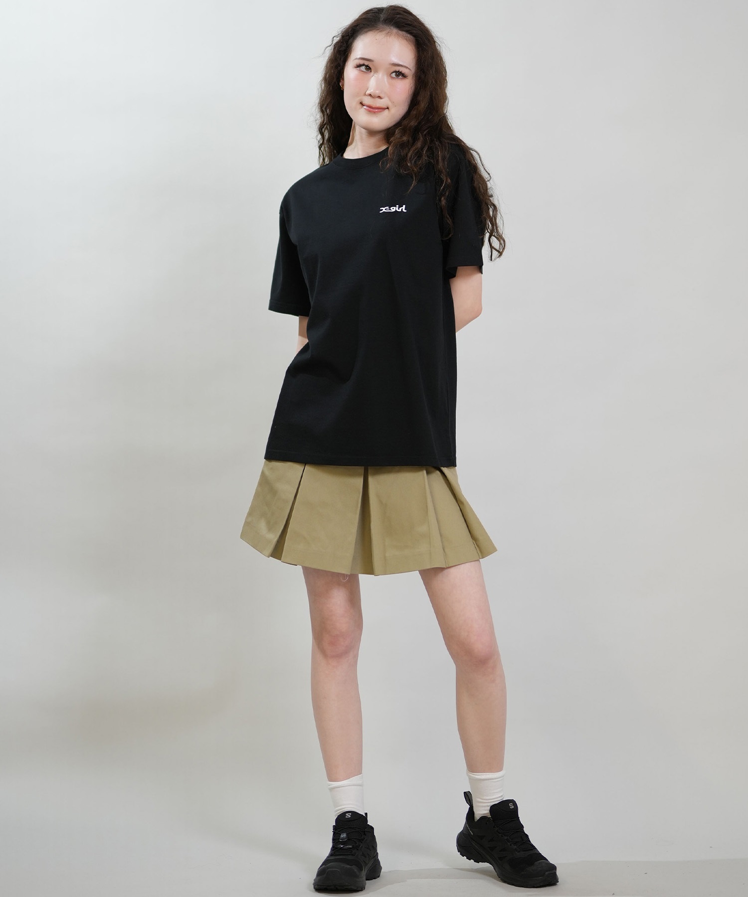 X-GIRL エックスガール 半袖 Tシャツ レディース バックプリント