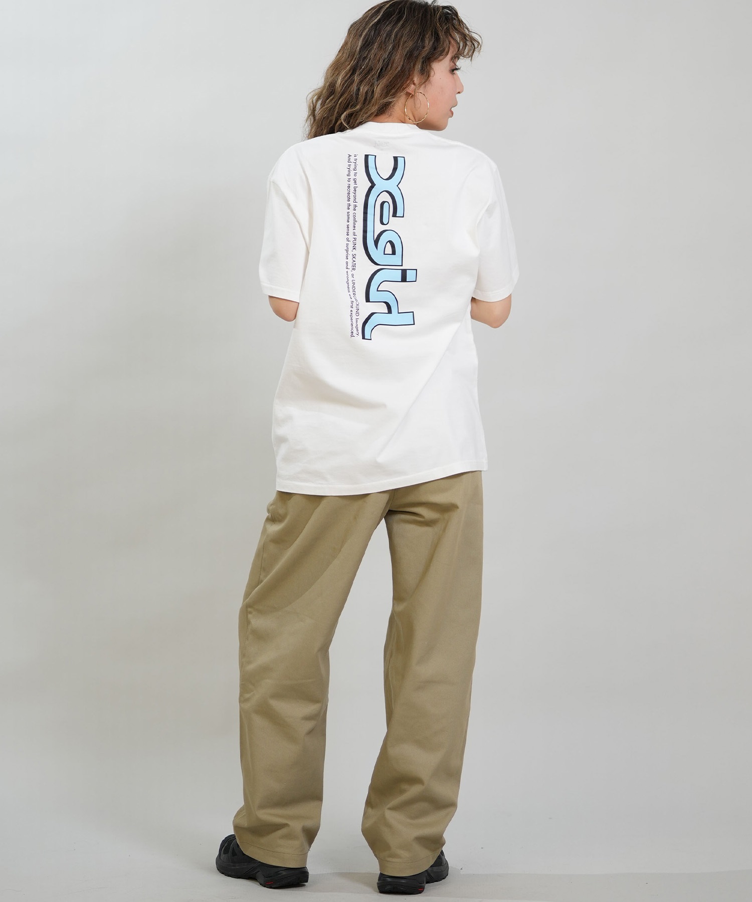 X-GIRL エックスガール 半袖 Tシャツ レディース バックプリント