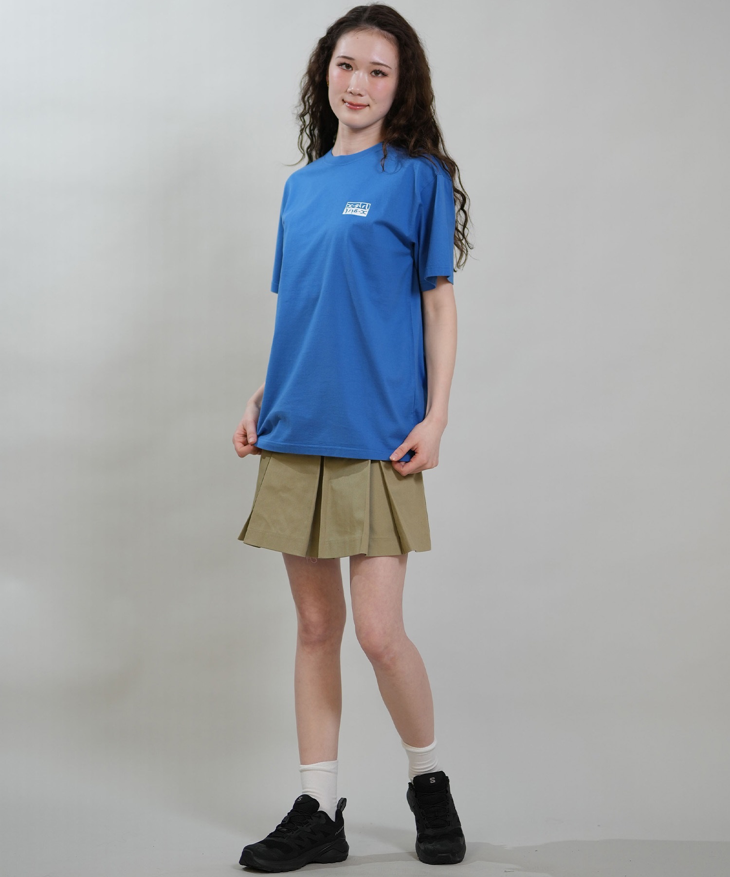 X-GIRL エックスガール 半袖 Tシャツ レディース バックプリント ZEBRA