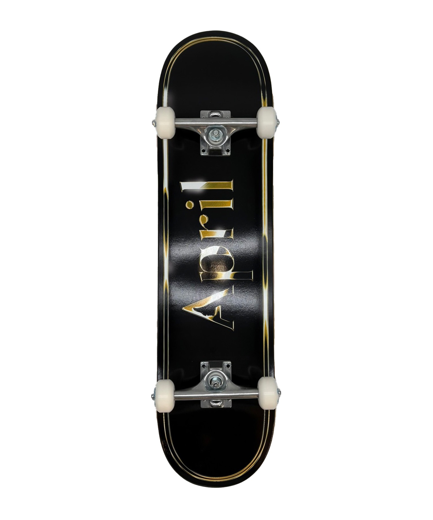 APRIL エープリル GOLD BLACK OG LOGO スケートボード コンプリート