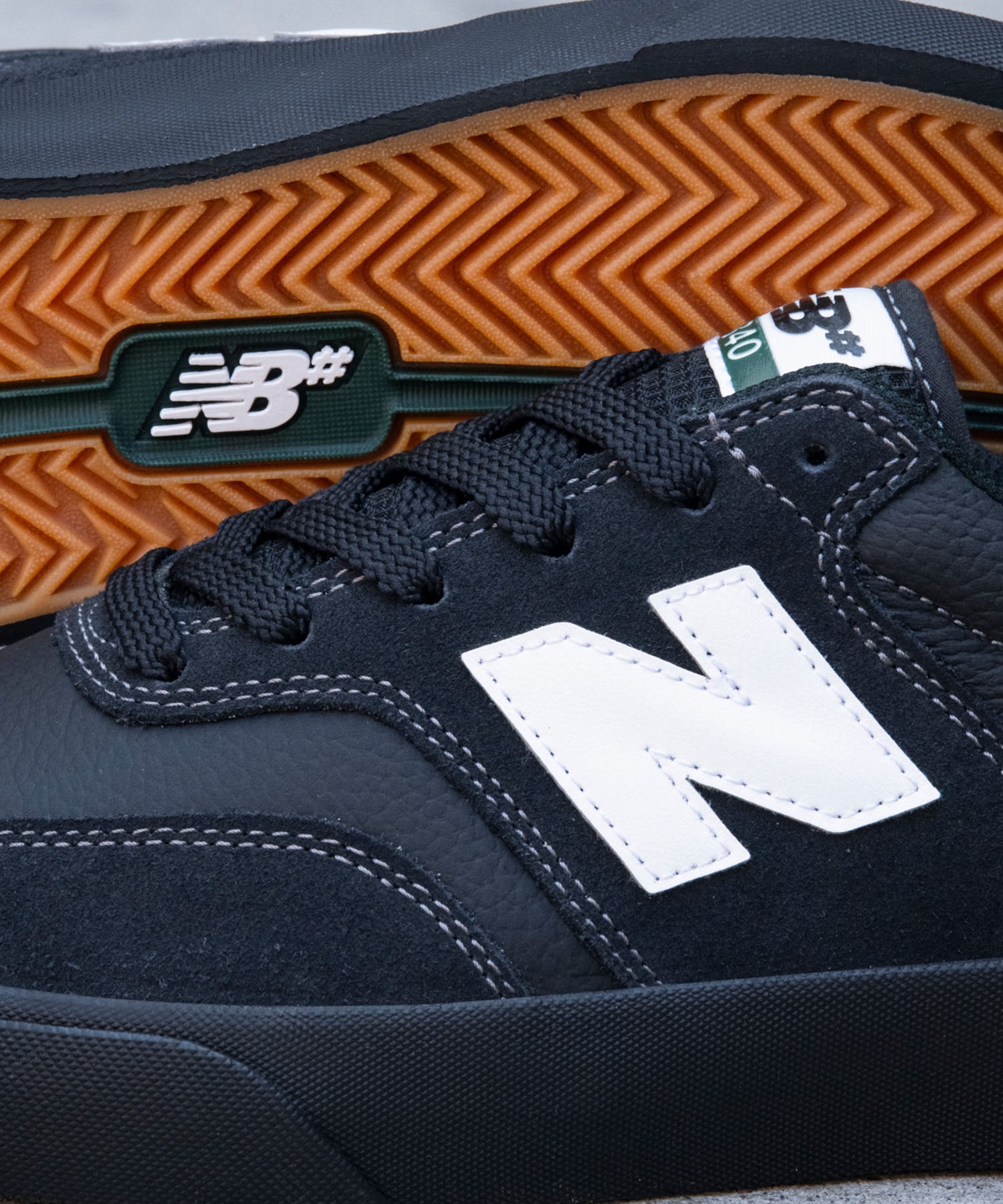 new balance numeric ニューバランス ヌメリック UN340 スニーカー シューズ スケートボード/アクションスポーツ メンズ レディース(YRW-23.0cm)
