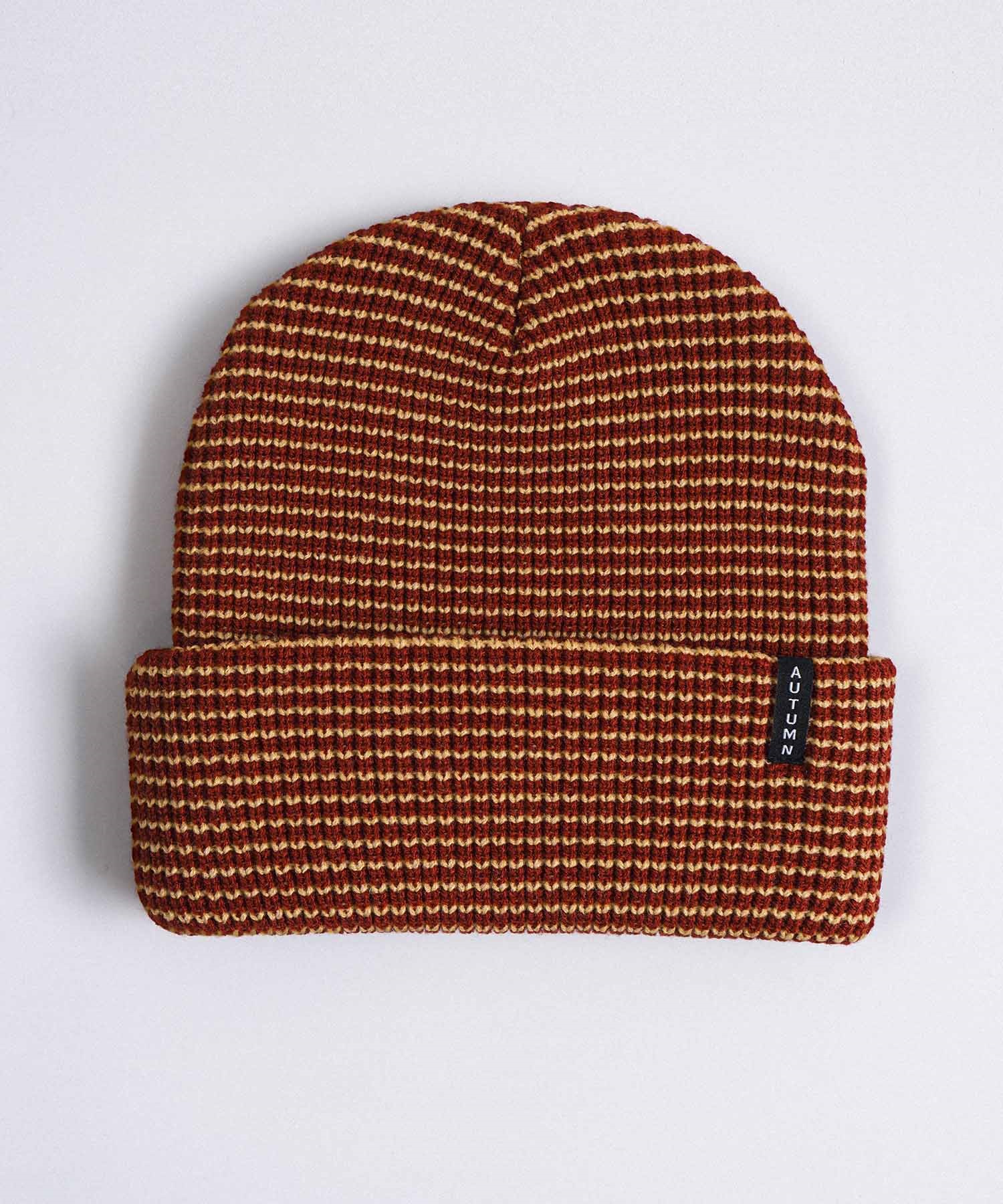 AUTUMN オータム ストライプ STRIPE スノーボード ビーニー 防寒 ユニ