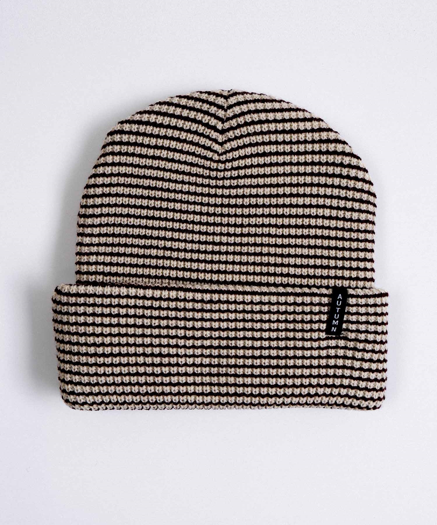 AUTUMN オータム ストライプ STRIPE スノーボード ビーニー 防寒 ユニ