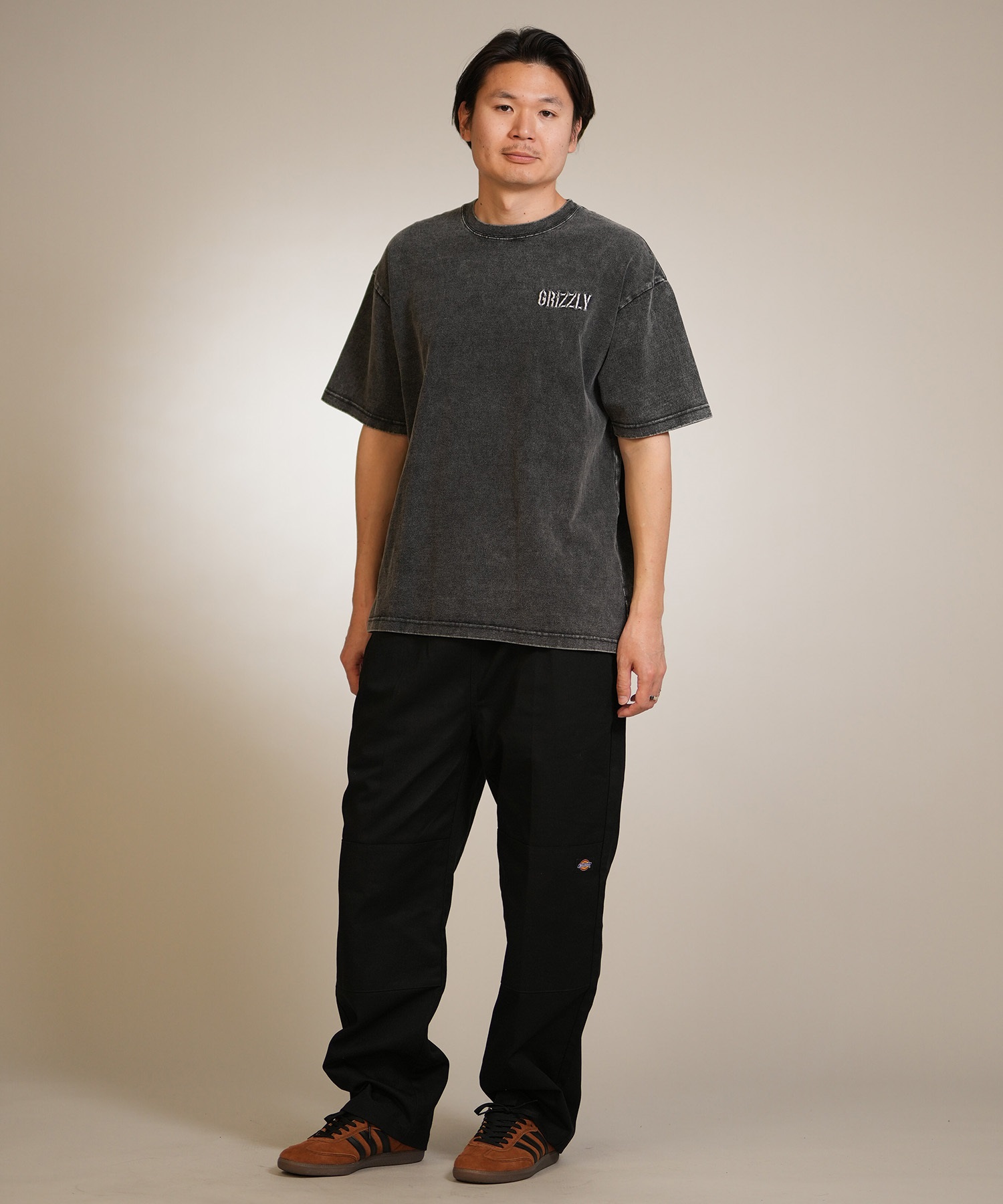 GRIZZLY グリズリー 半袖 Tシャツ メンズ バックプリント WILD