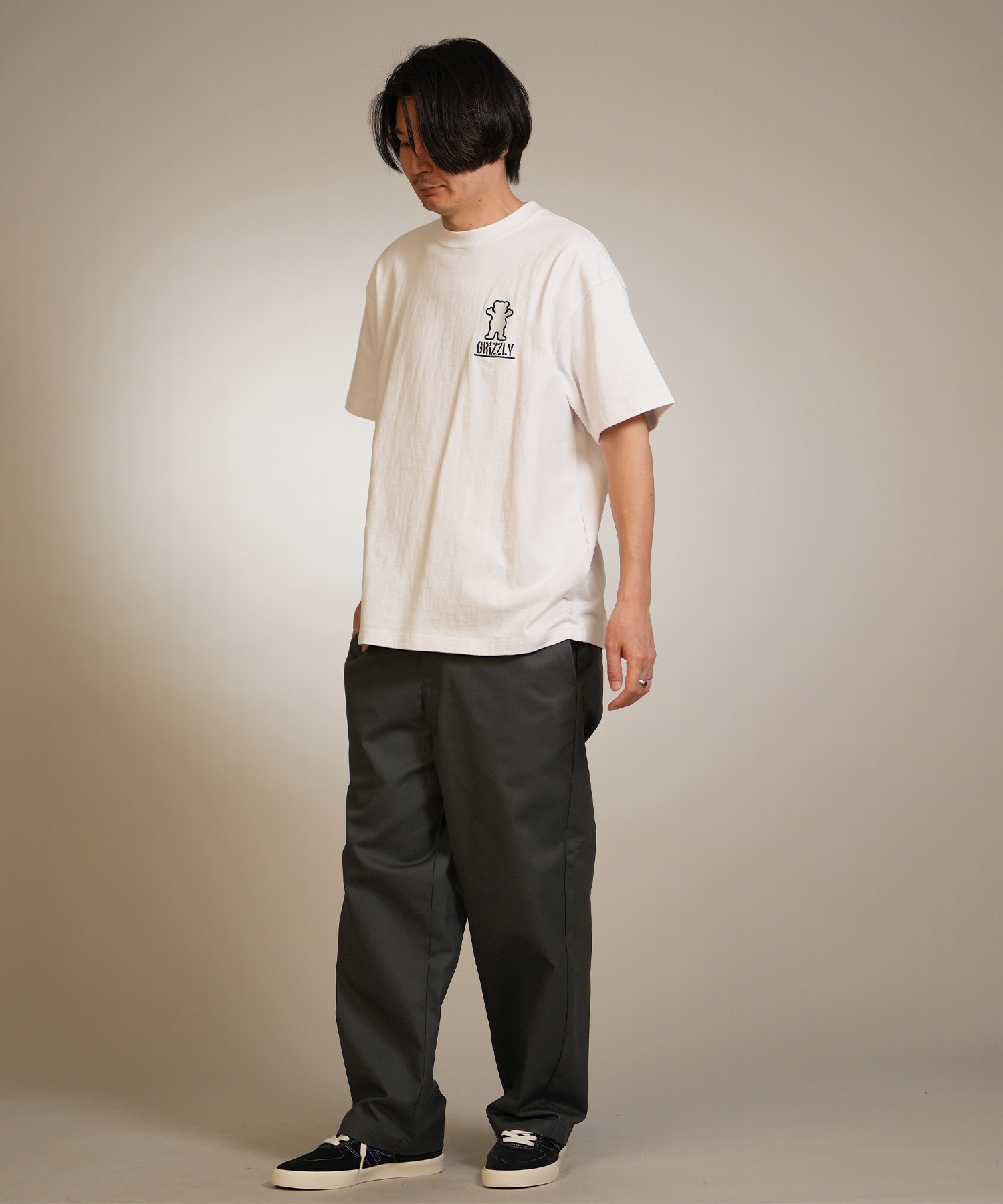 GRIZZLY グリズリー 半袖 Tシャツ メンズ バックプリント STREET STYLE