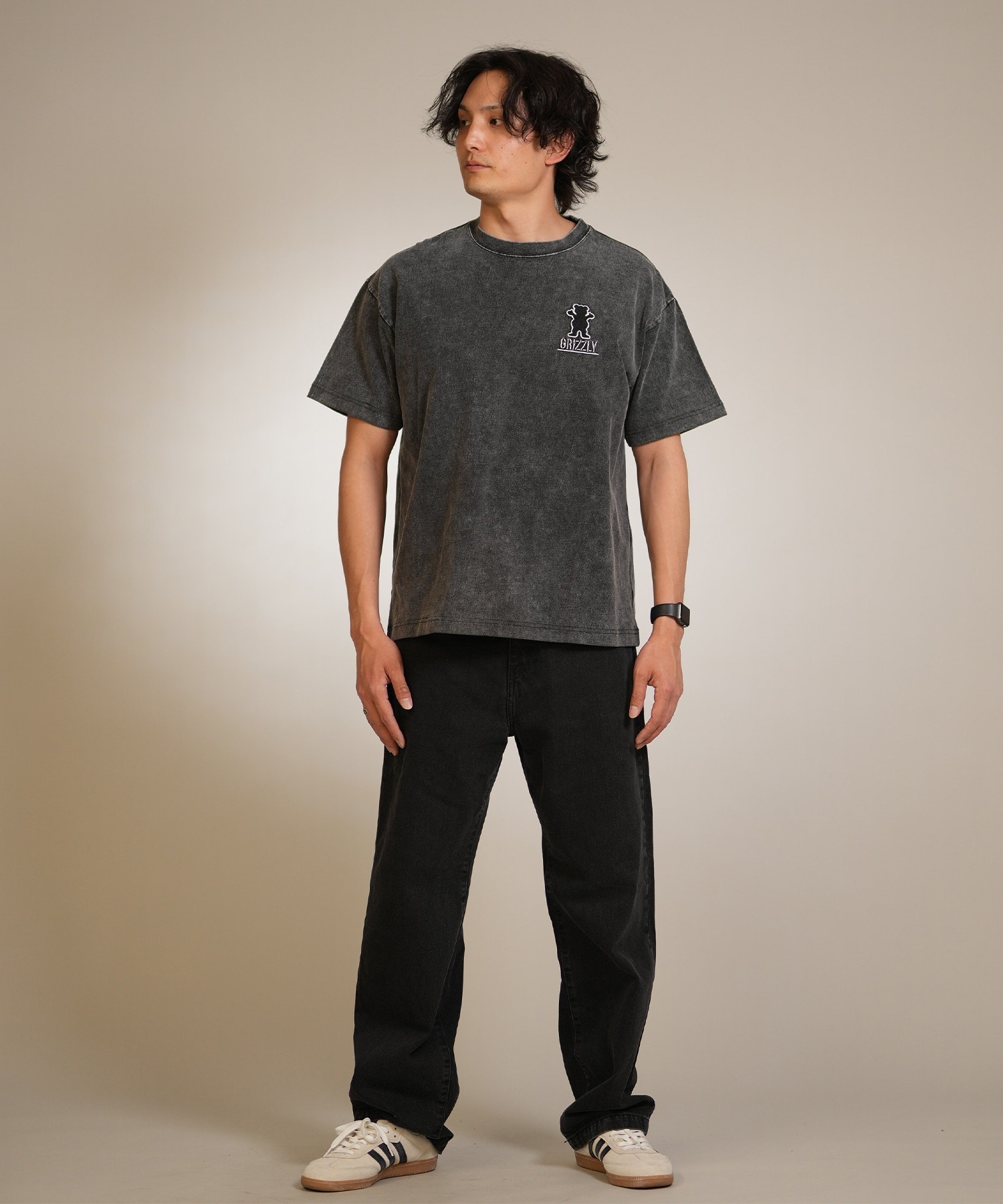 GRIZZLY グリズリー 半袖 Tシャツ メンズ バックプリント STREET STYLE
