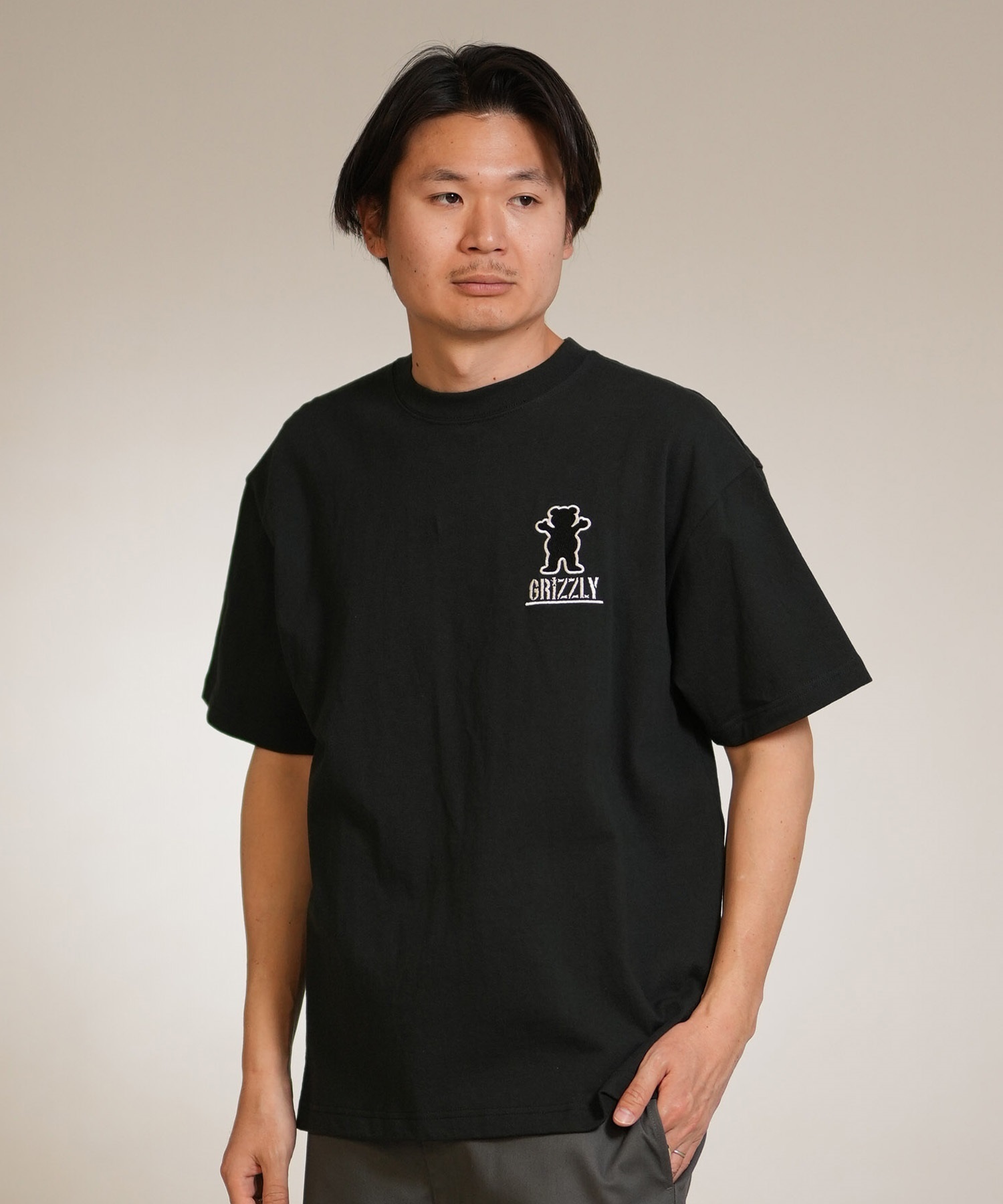 GRIZZLY グリズリー 半袖 Tシャツ メンズ バックプリント