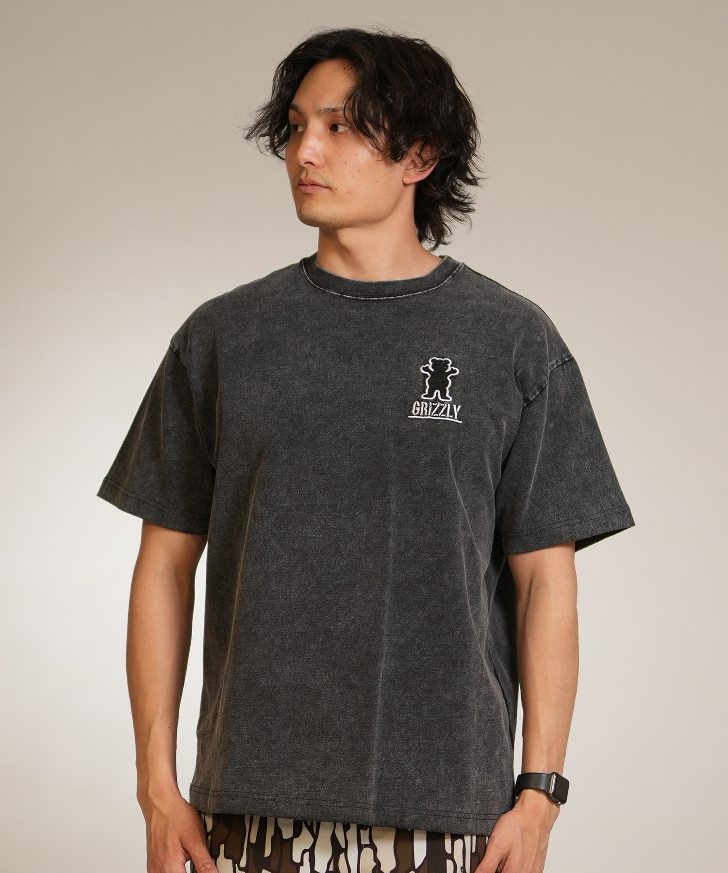 GRIZZLY グリズリー 半袖 Tシャツ メンズ バックプリント