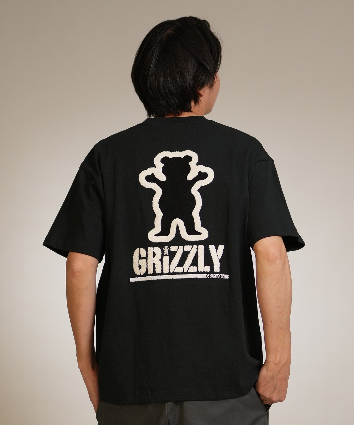 GRIZZLY グリズリー 半袖 Tシャツ メンズ バックプリント