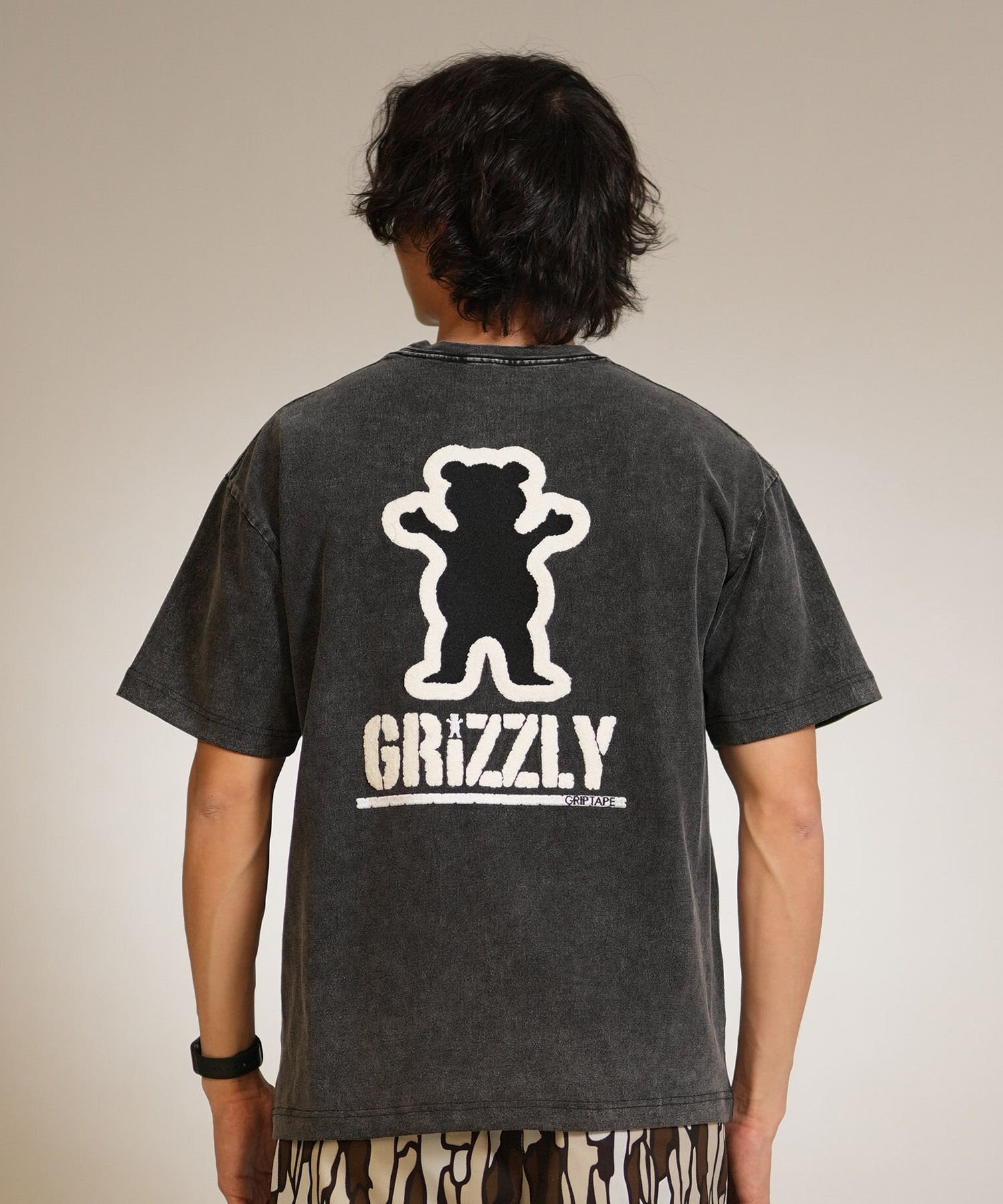 GRIZZLY グリズリー 半袖 Tシャツ メンズ バックプリント