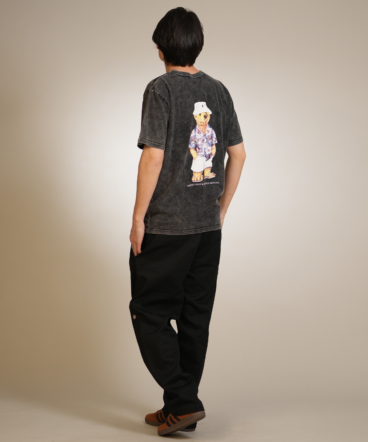GRIZZLY グリズリー 半袖 Tシャツ メンズ バックプリント HOLIADAY