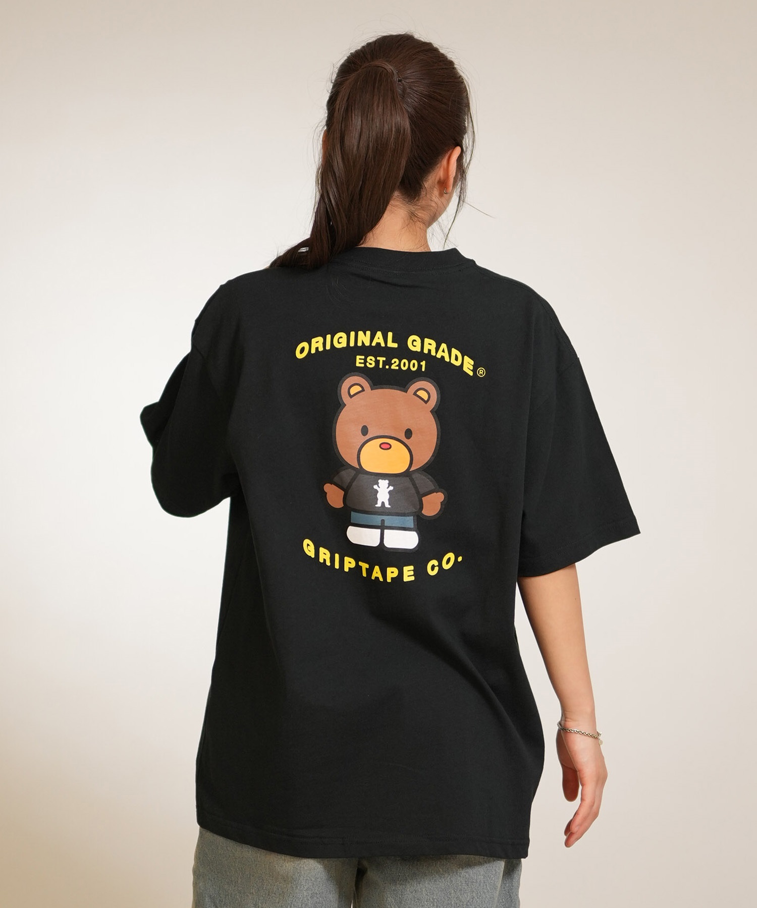 GRIZZLY グリズリー 半袖 Tシャツ レディース バックプリント PLUSHIE
