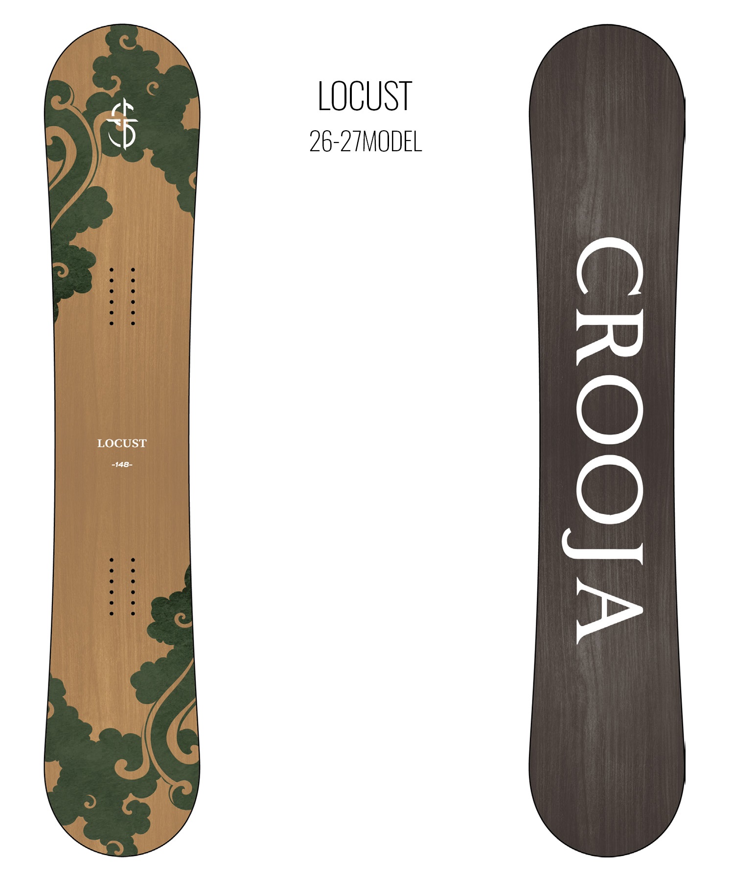 CROOJA クロージャ ローカスト LOCUST スノーボード 板 グラトリ